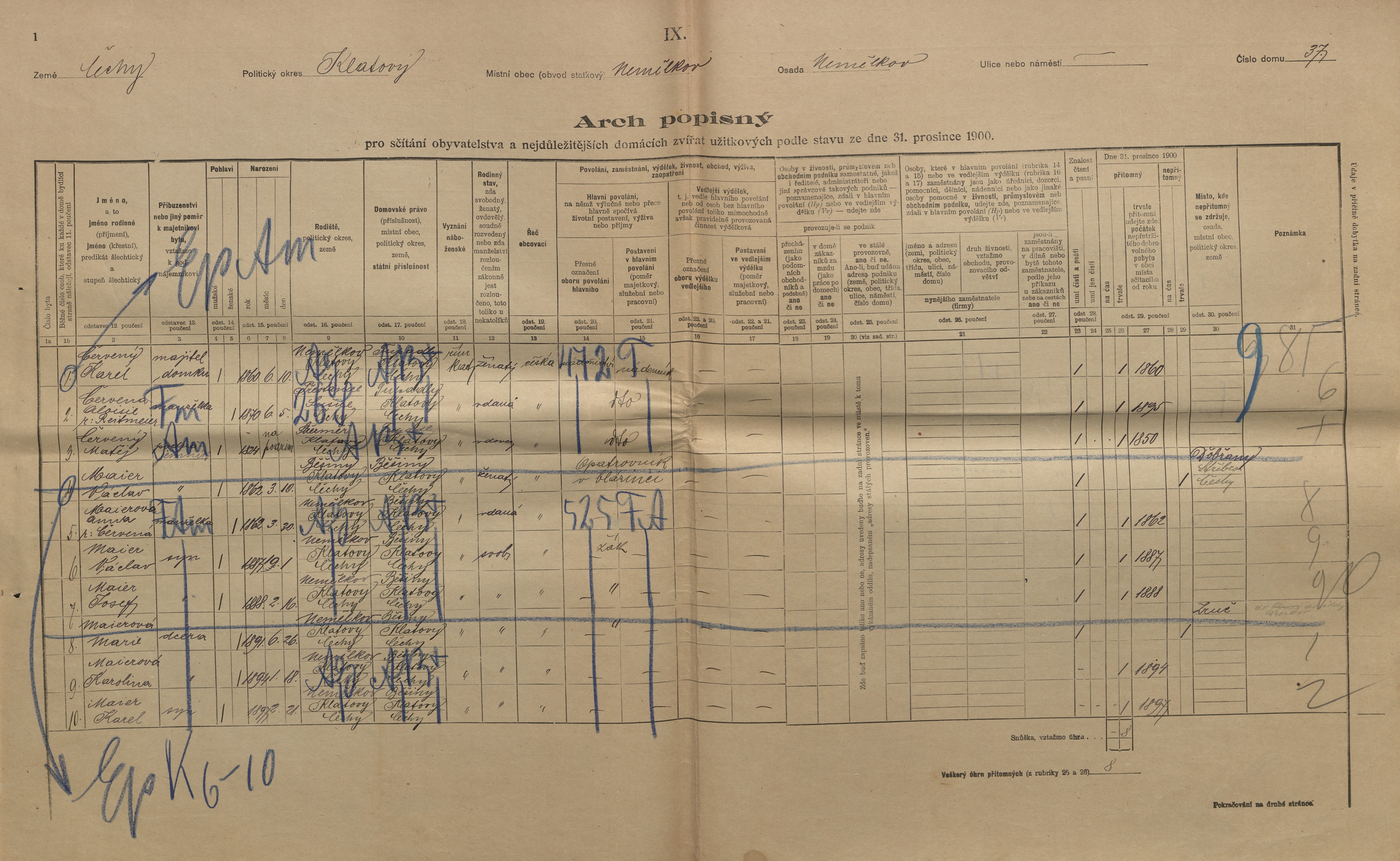 1. soap-kt_01159_census-1900-nemilkov-cp037_0010