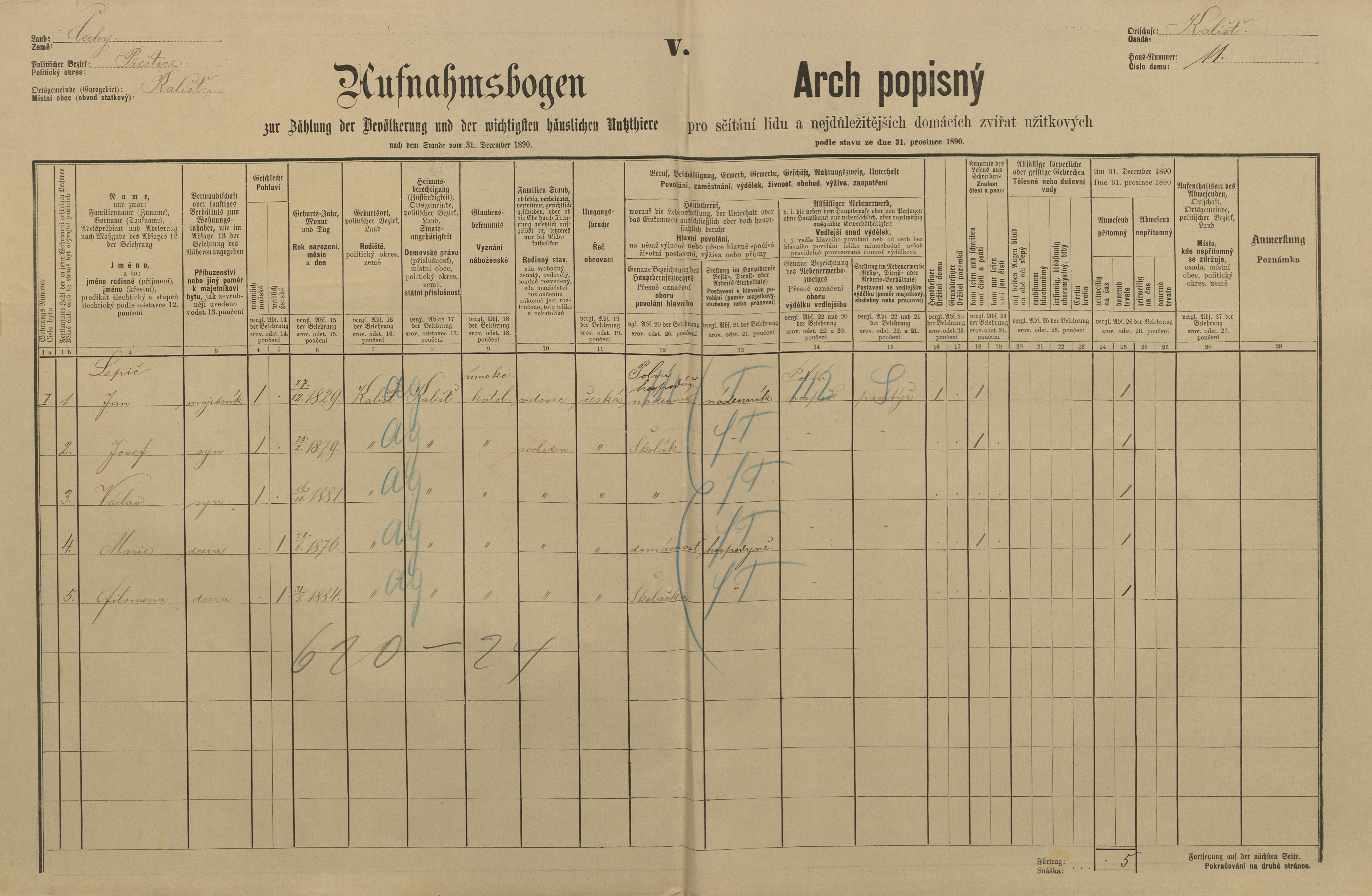 1. soap-pj_00302_census-1890-kaliste-cp011_0010