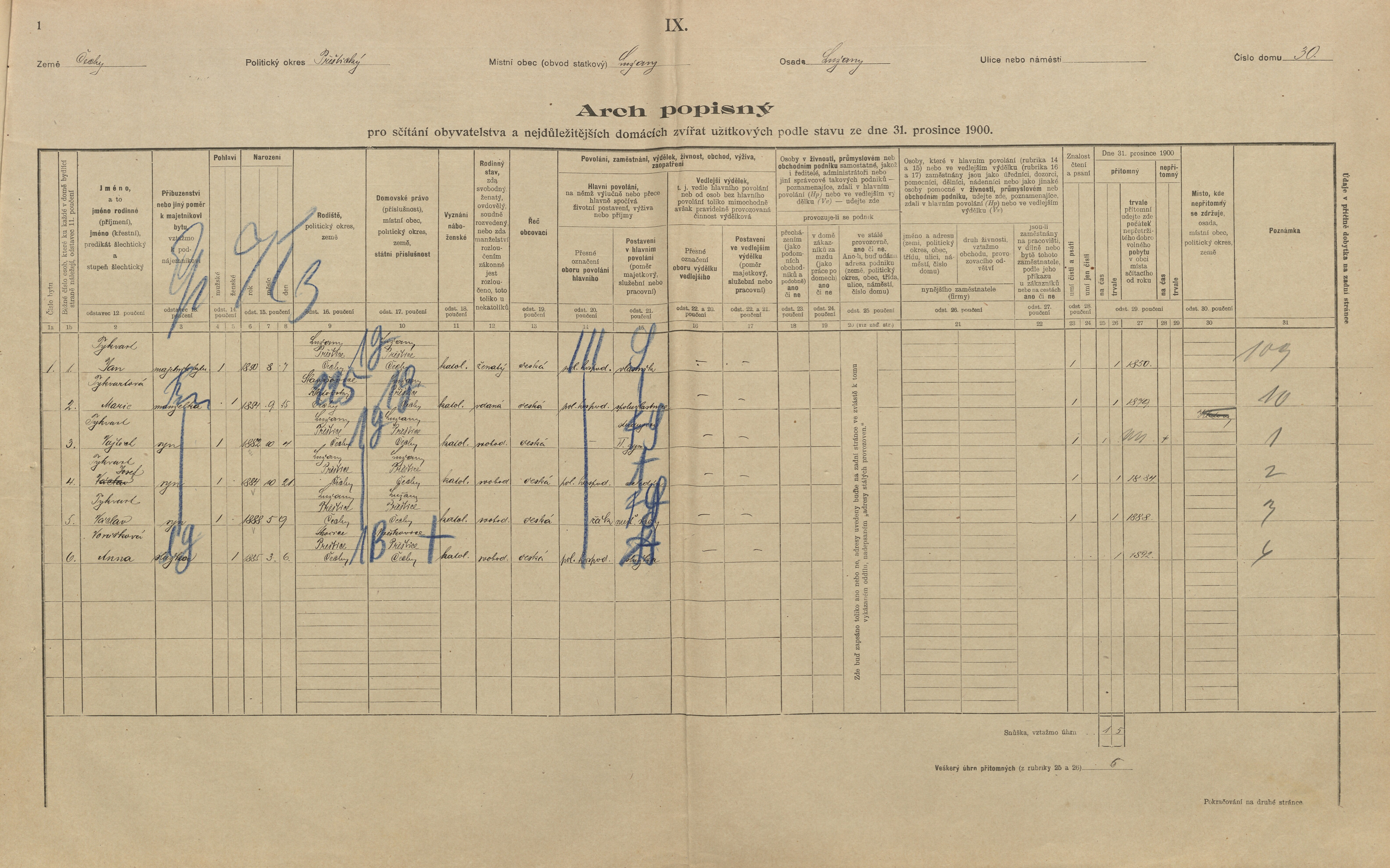 1. soap-pj_00302_census-1900-luzany-cp030_0010