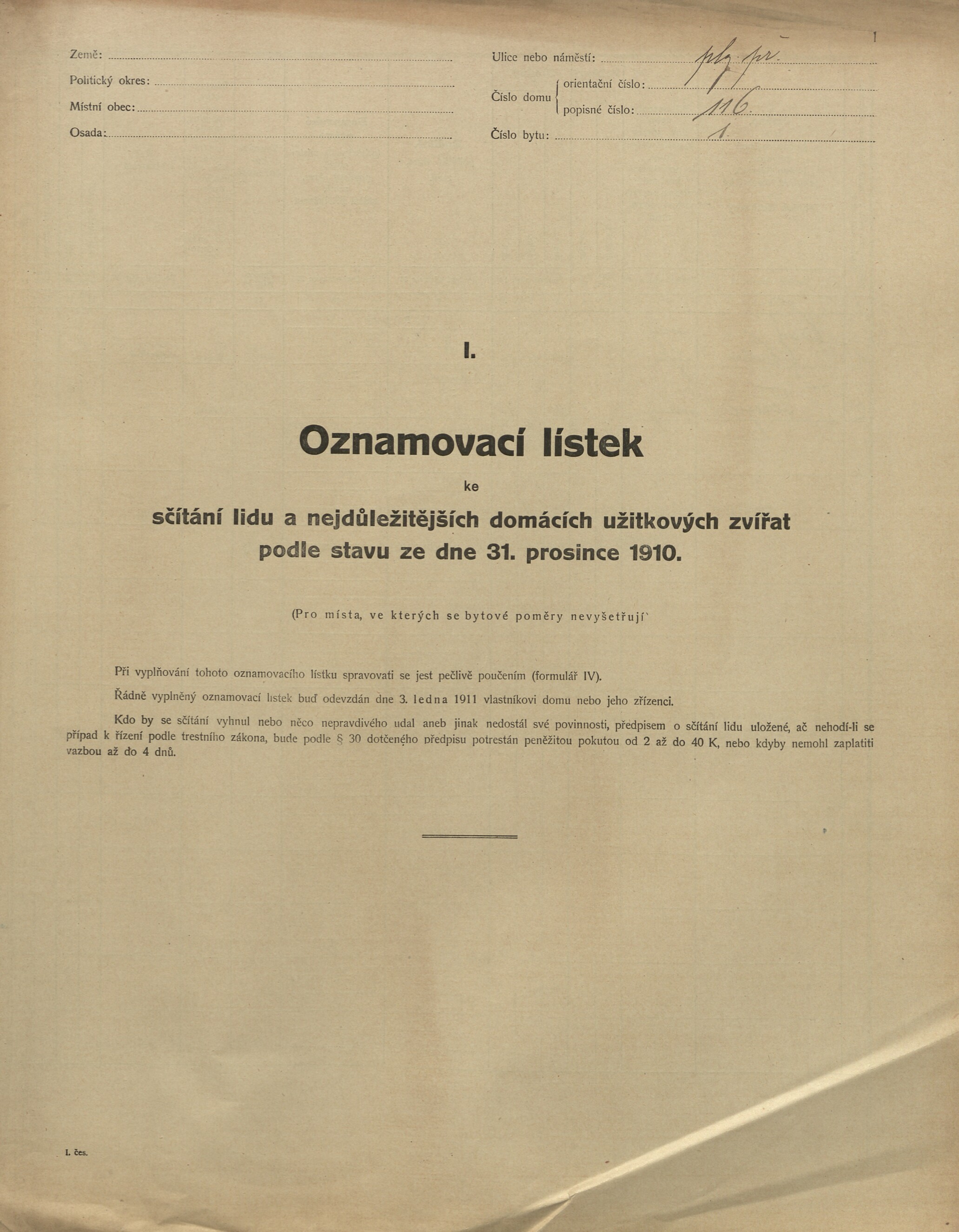 1. soap-ro_00013_census-1910-rokycany-plzenske-predmesti-cp116_0010