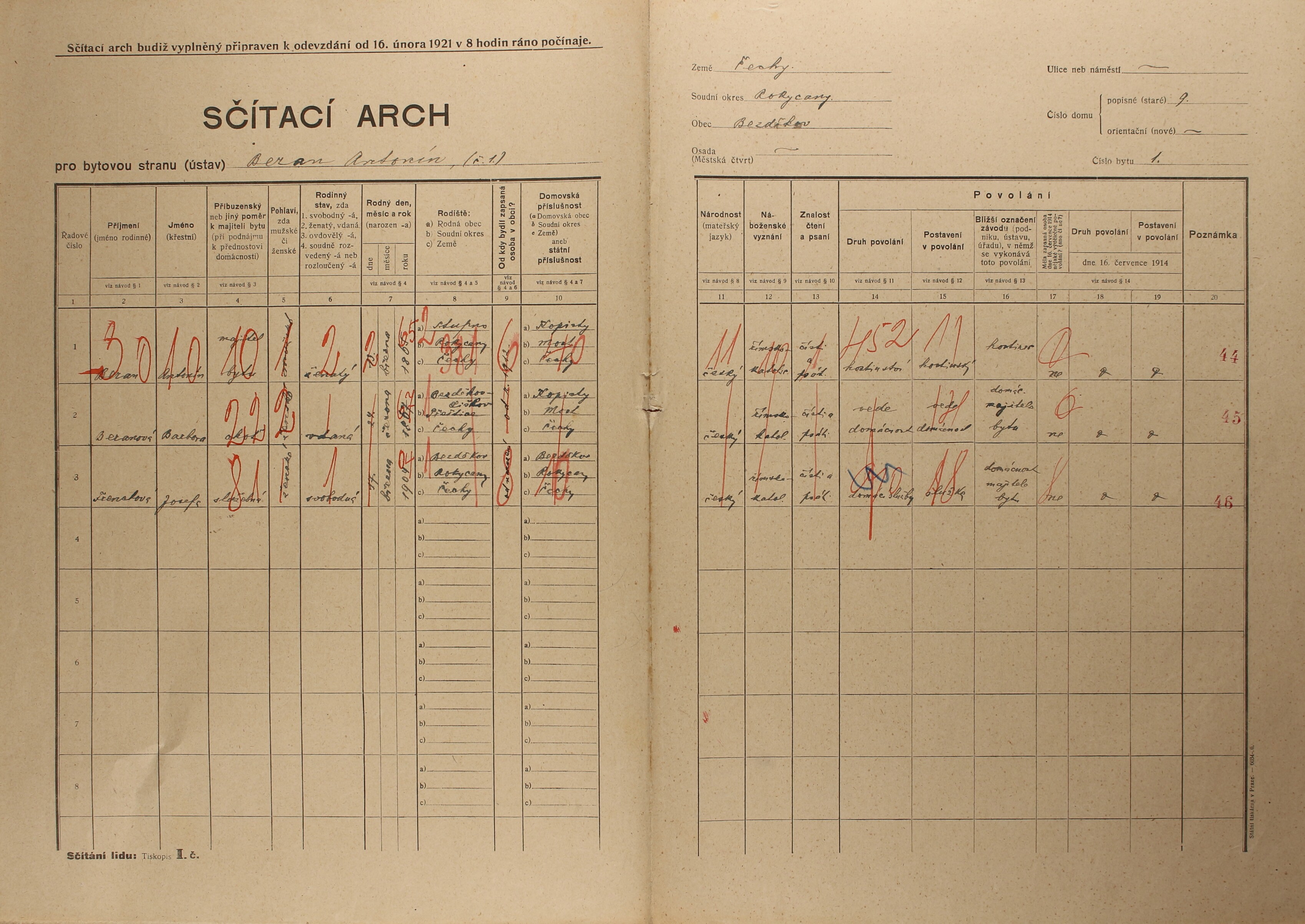 2. soap-ro_00002_census-1921-bezdekov-cp009_0020