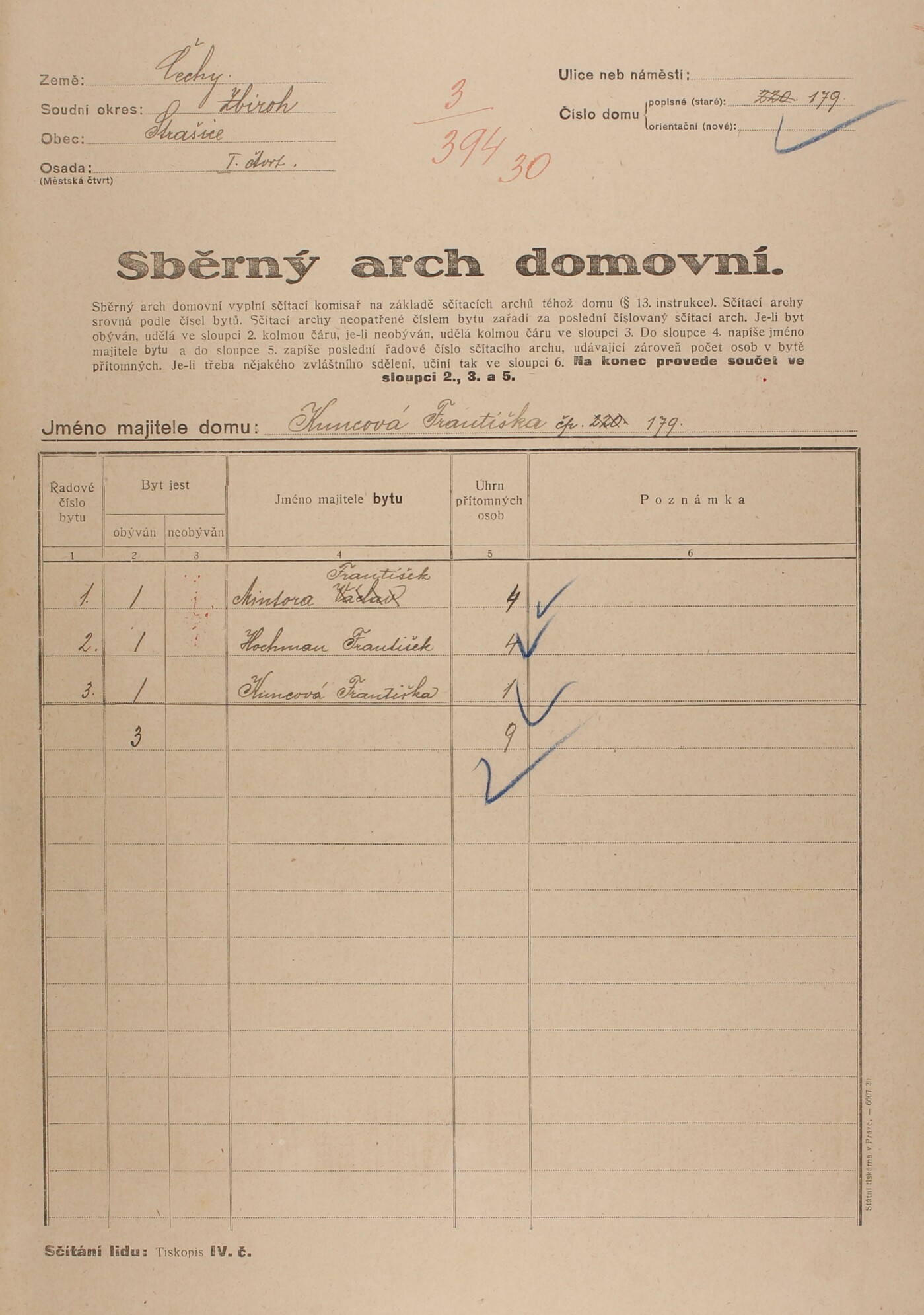 1. soap-ro_00002_census-1921-strasice-cp179_0010