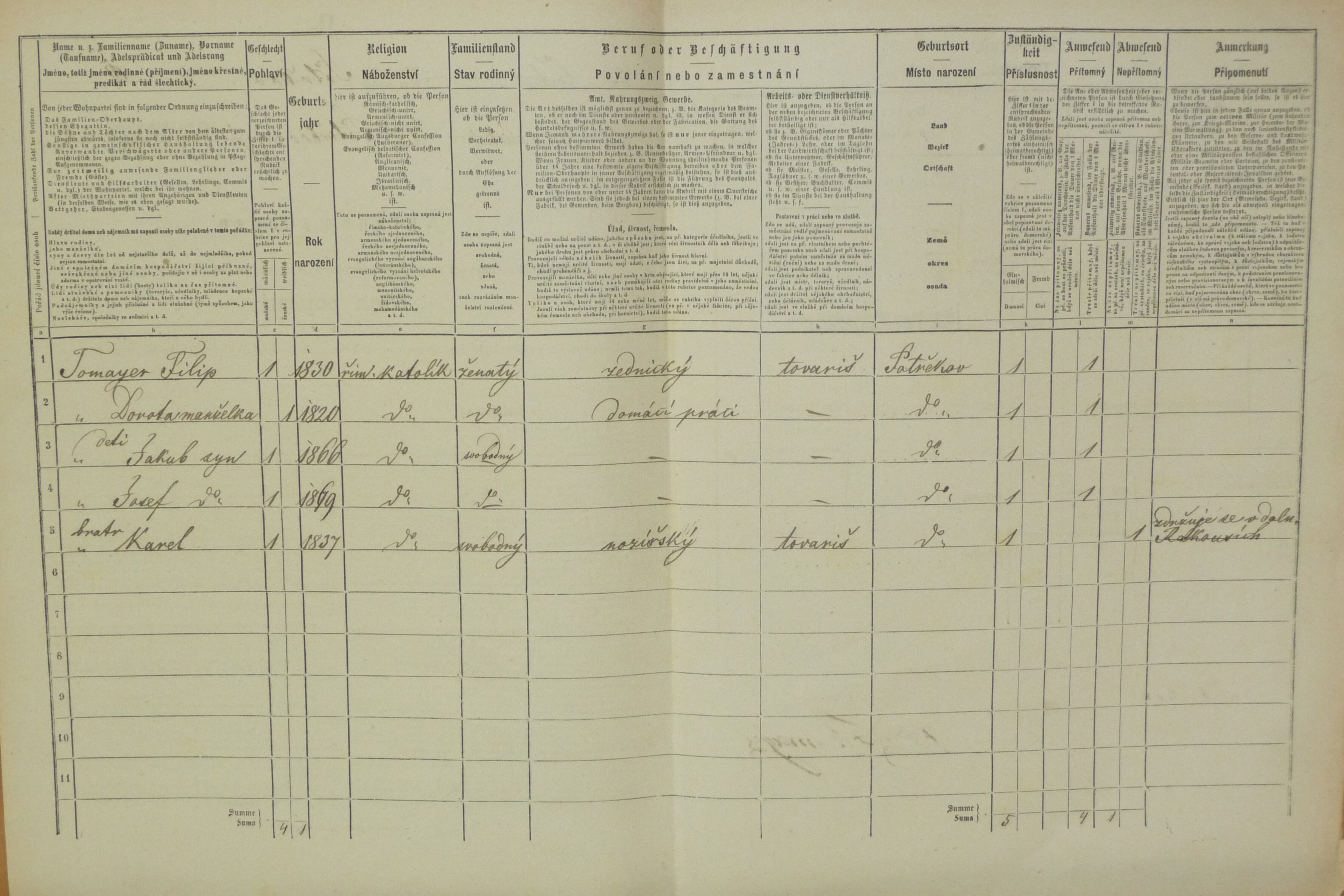 2. soap-do_00592_census-1869-postrekov-novy-postrekov-cp016_0020