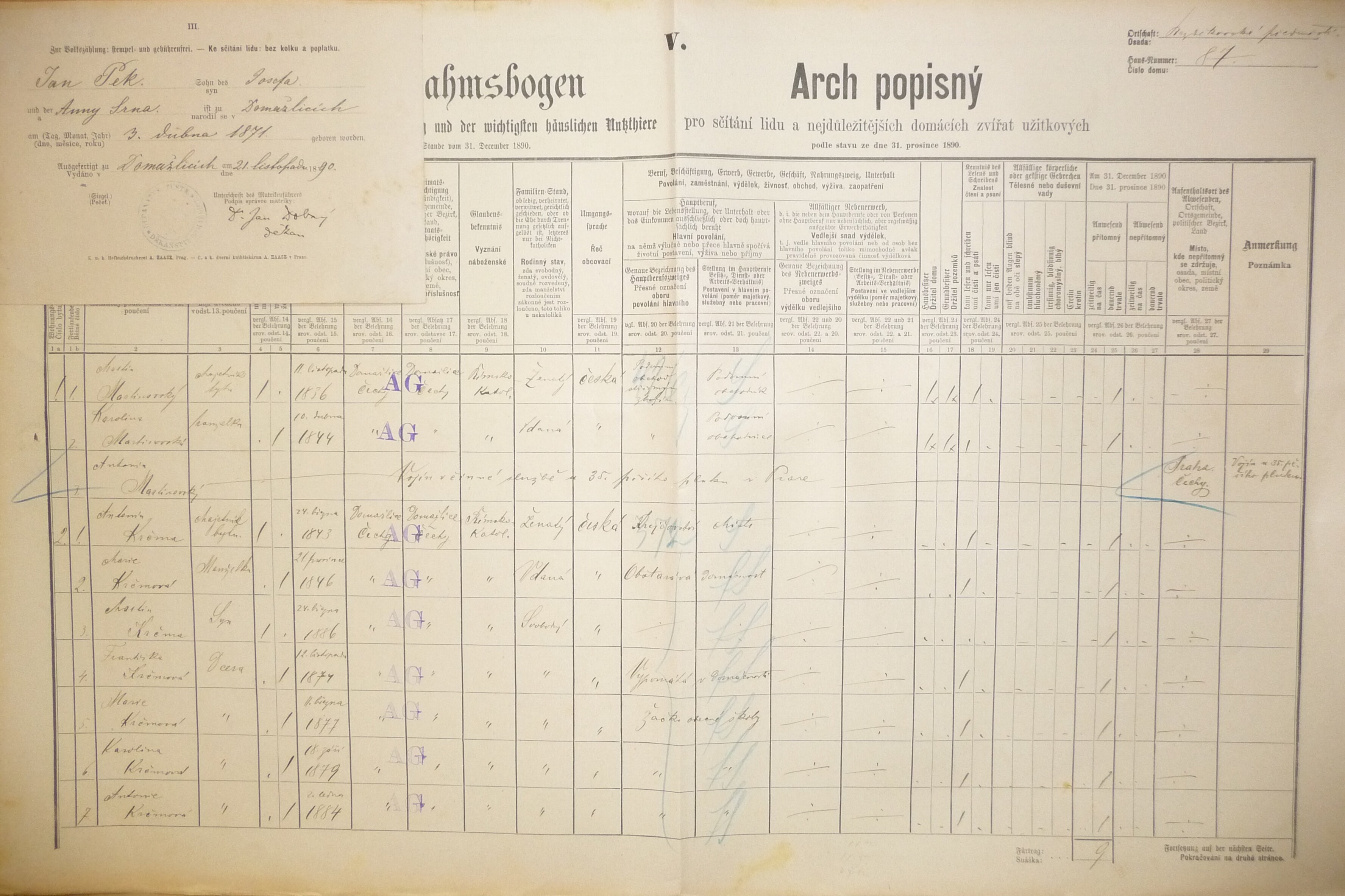 1. soap-do_00592_census-1890-domazlice-bezdekovske-predmesti-cp087_0010