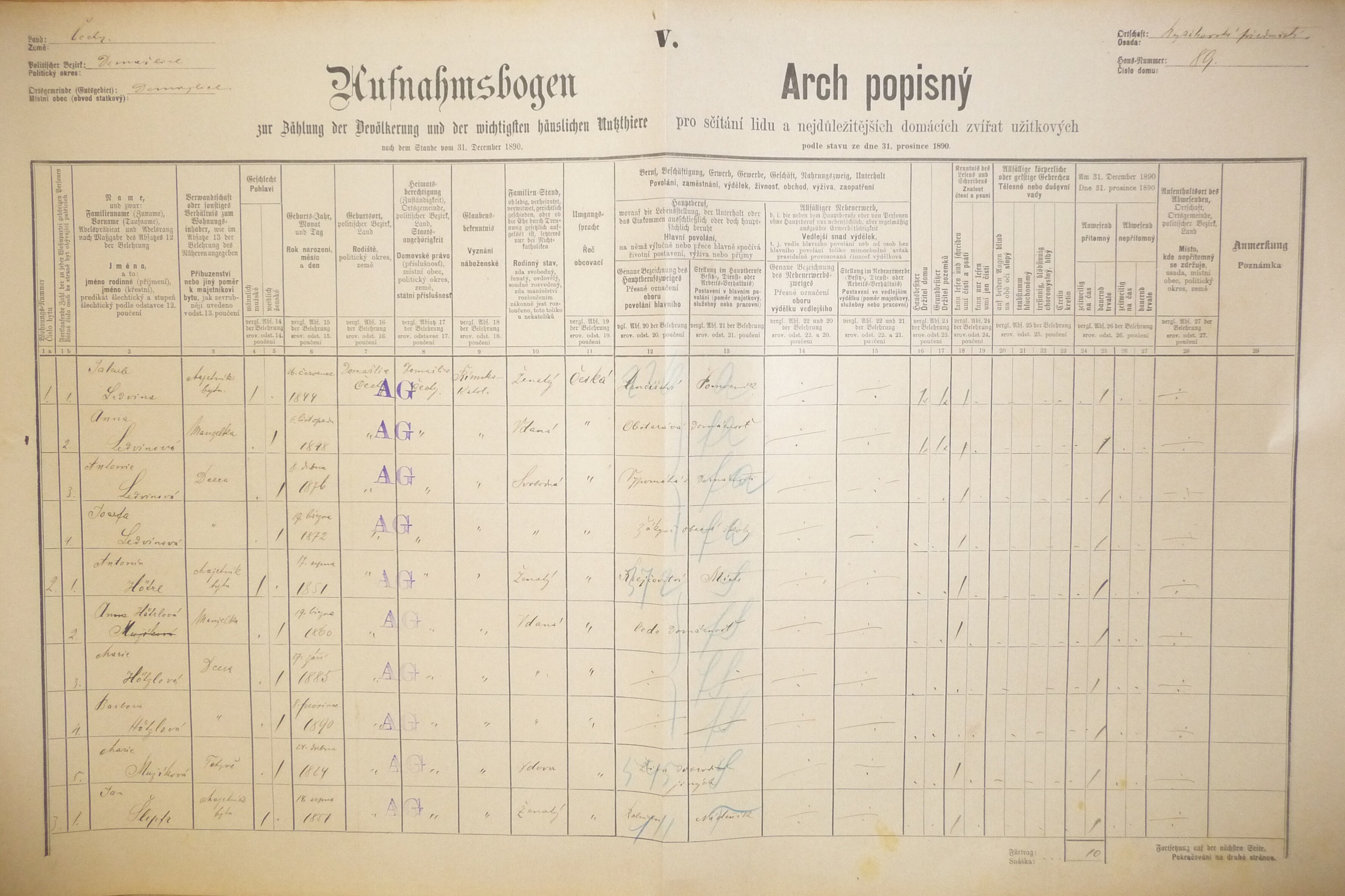 1. soap-do_00592_census-1890-domazlice-bezdekovske-predmesti-cp089_0010