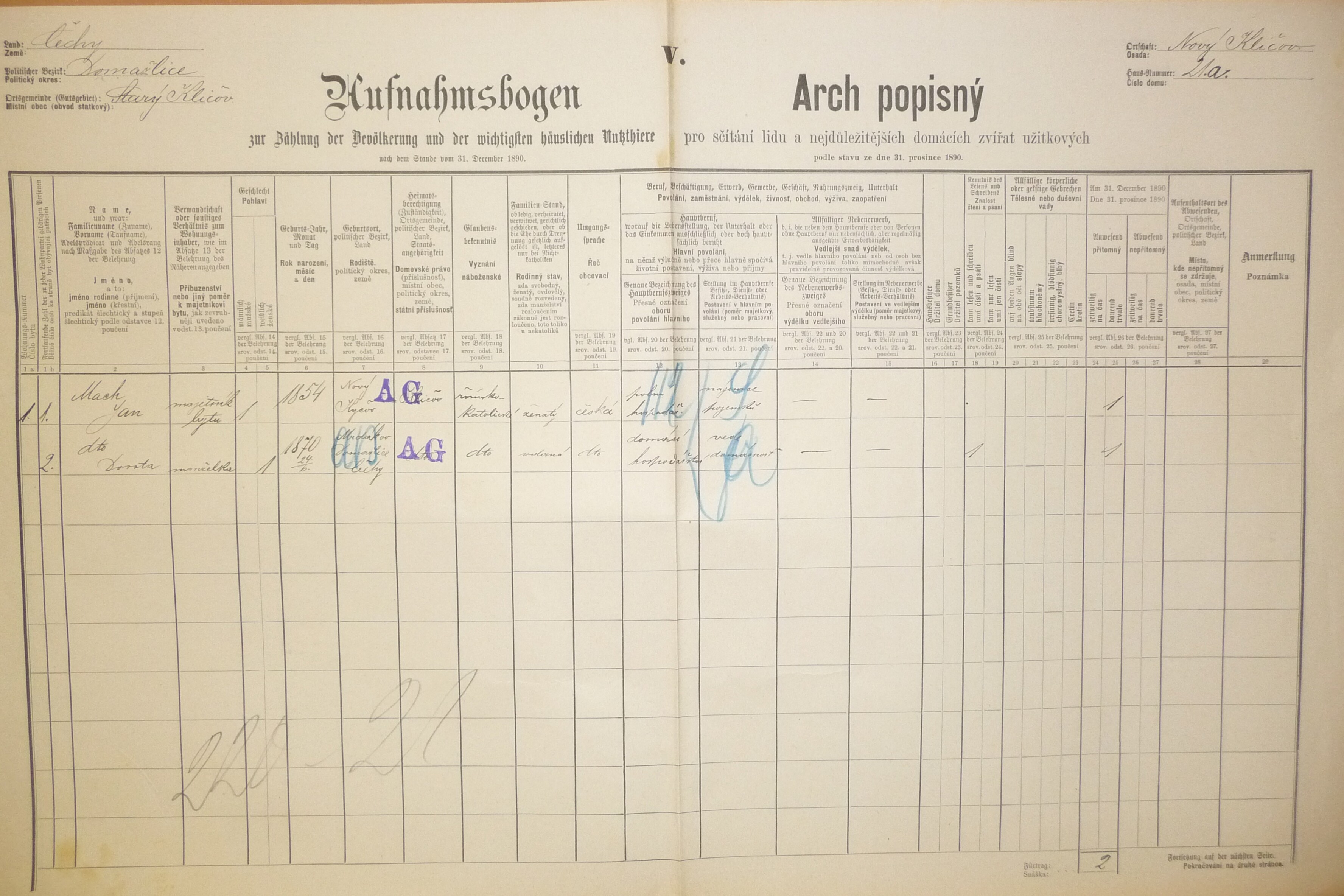 1. soap-do_00592_census-1890-klicov-novy-klicov-cp021_0010