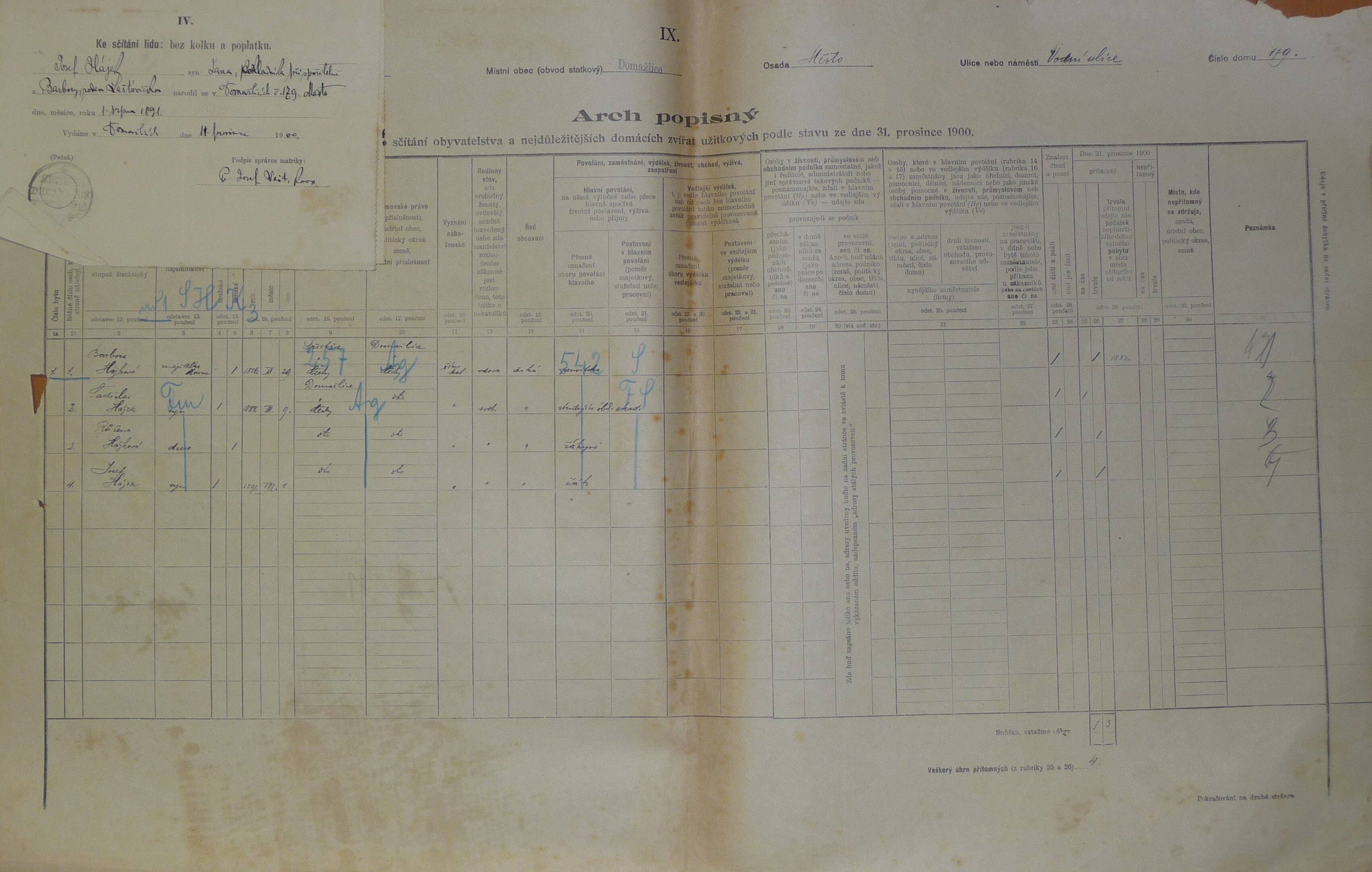 1. soap-do_00592_census-1900-domazlice-mesto-cp179_0010