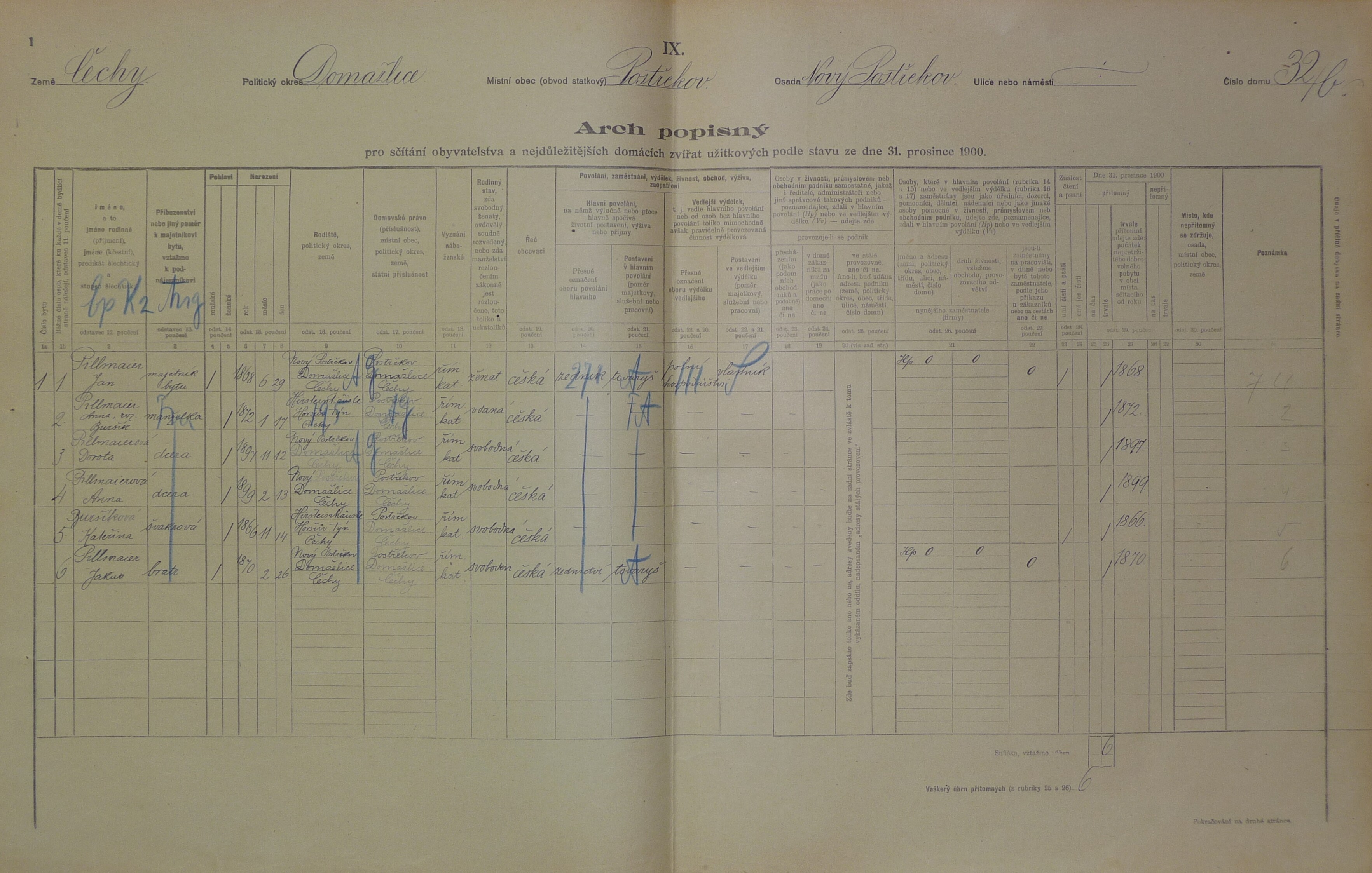 4. soap-do_00592_census-1900-postrekov-novy-cp032_0040