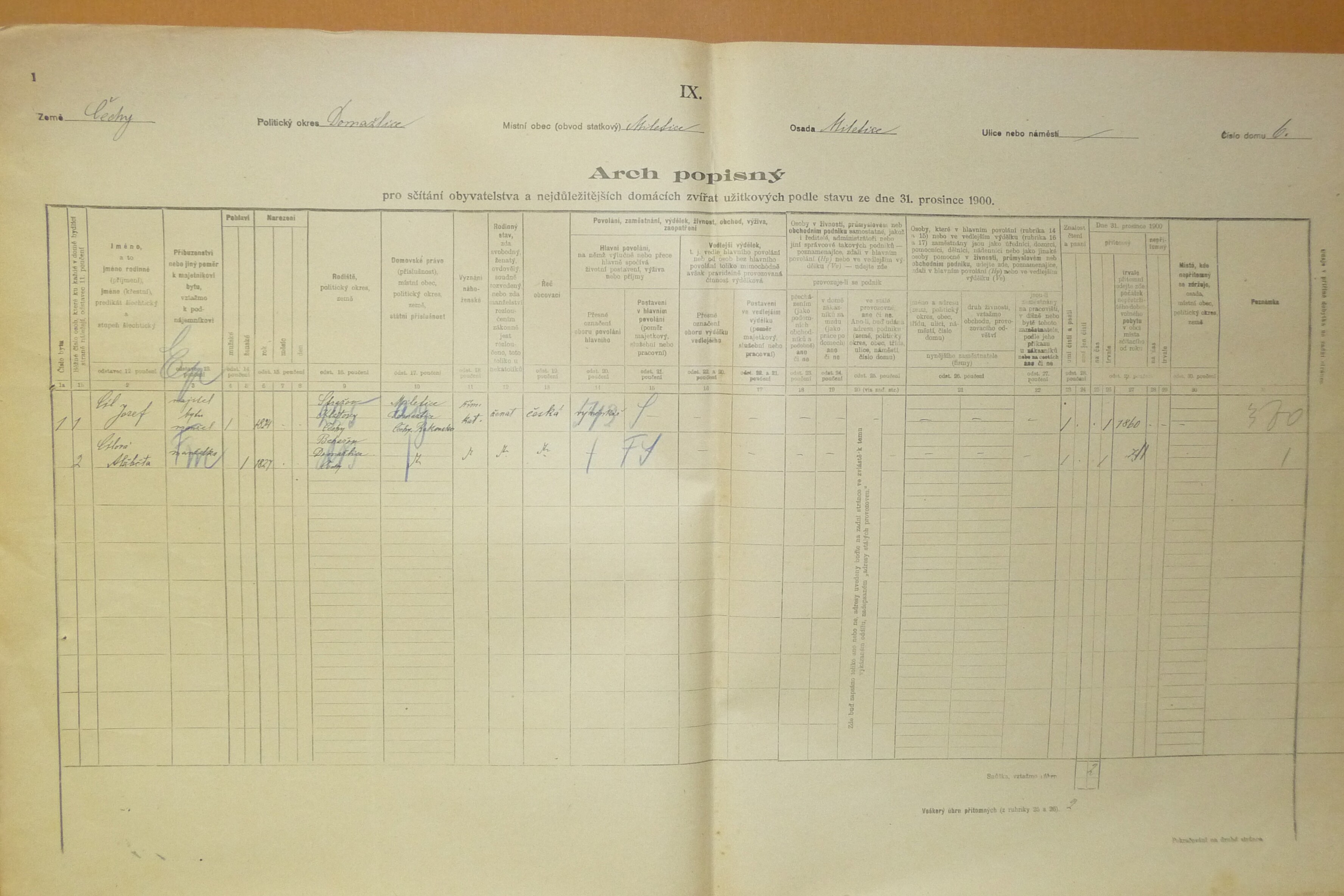 1. soap-do_00592_census-1900-miletice-cp006_0010