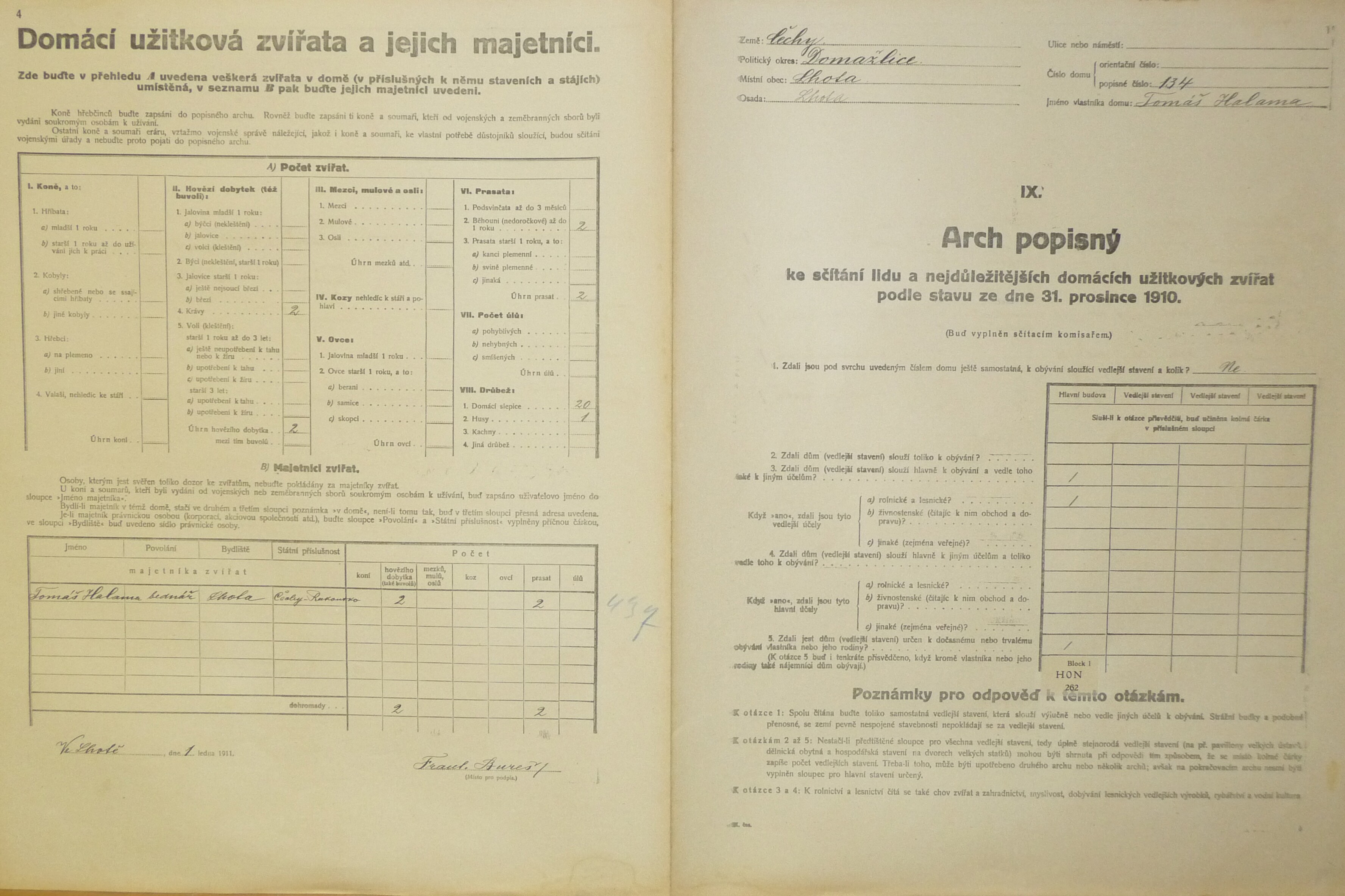 1. soap-do_00592_census-1910-chodska-lhota-cp134_0010