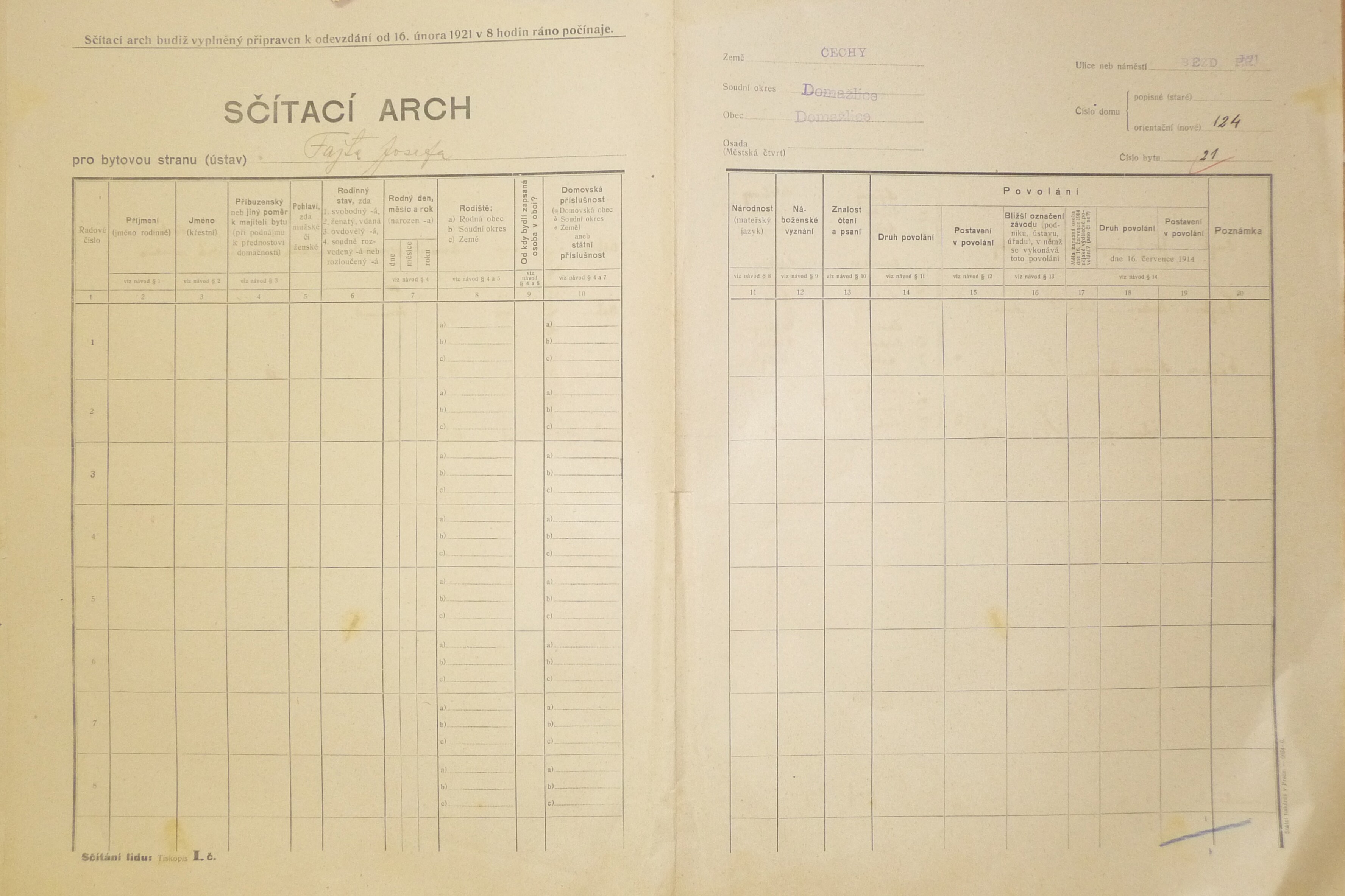 43. soap-do_00592_census-1921-domazlice-bezdekovske-predmesti-cp124_0430