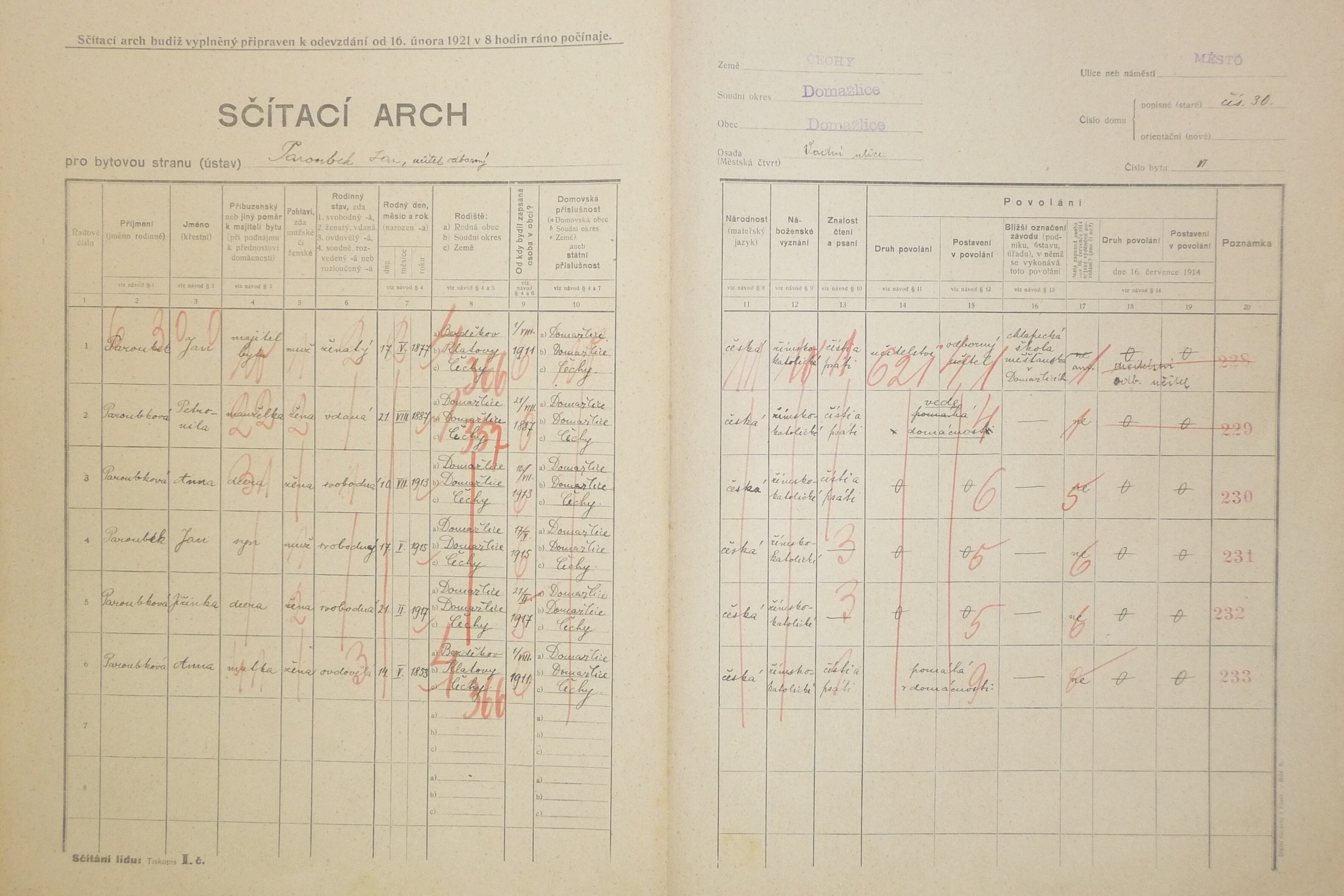 13. soap-do_00592_census-1921-domazlice-mesto-cp030_0130