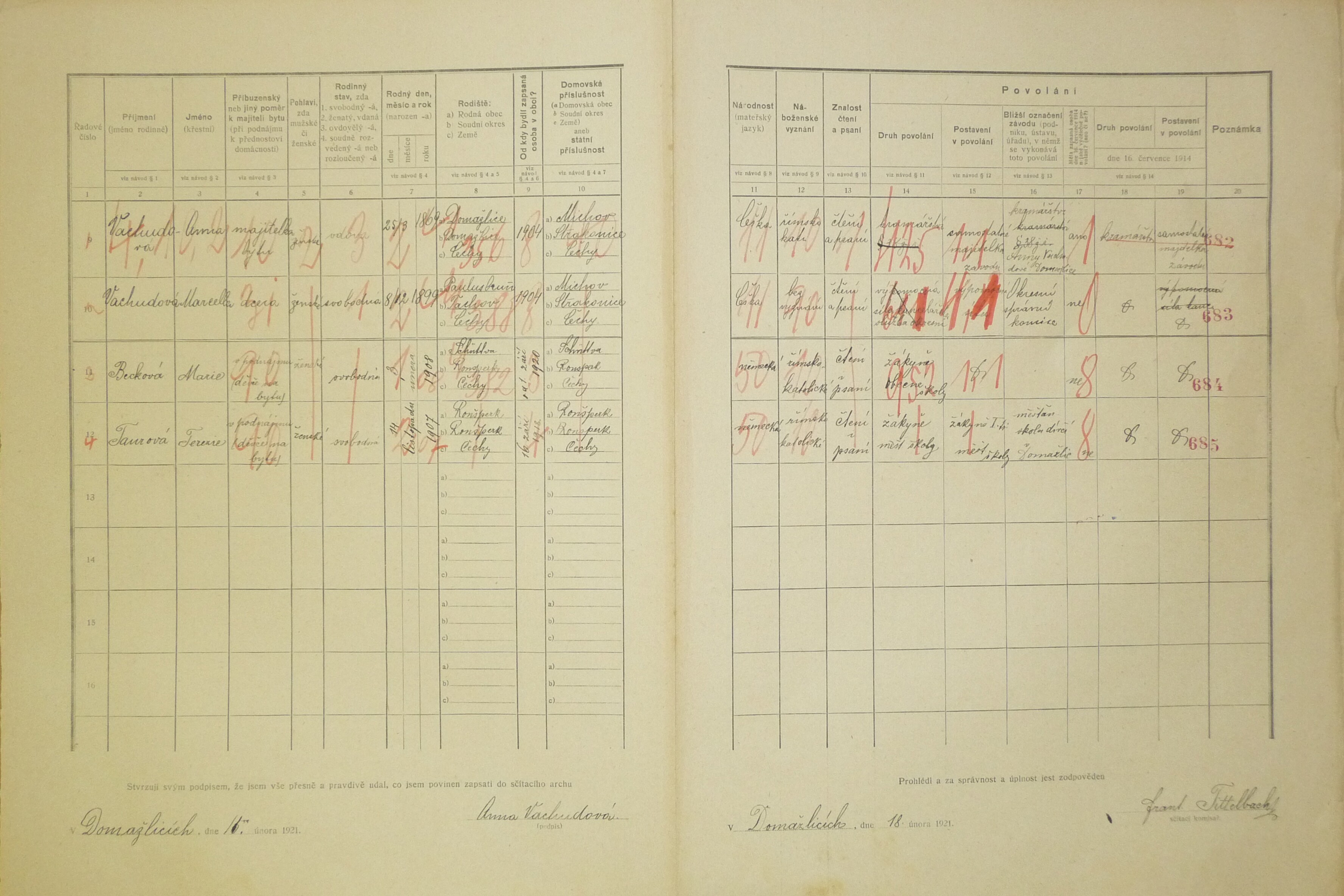 14. soap-do_00592_census-1921-domazlice-mesto-cp152_0140