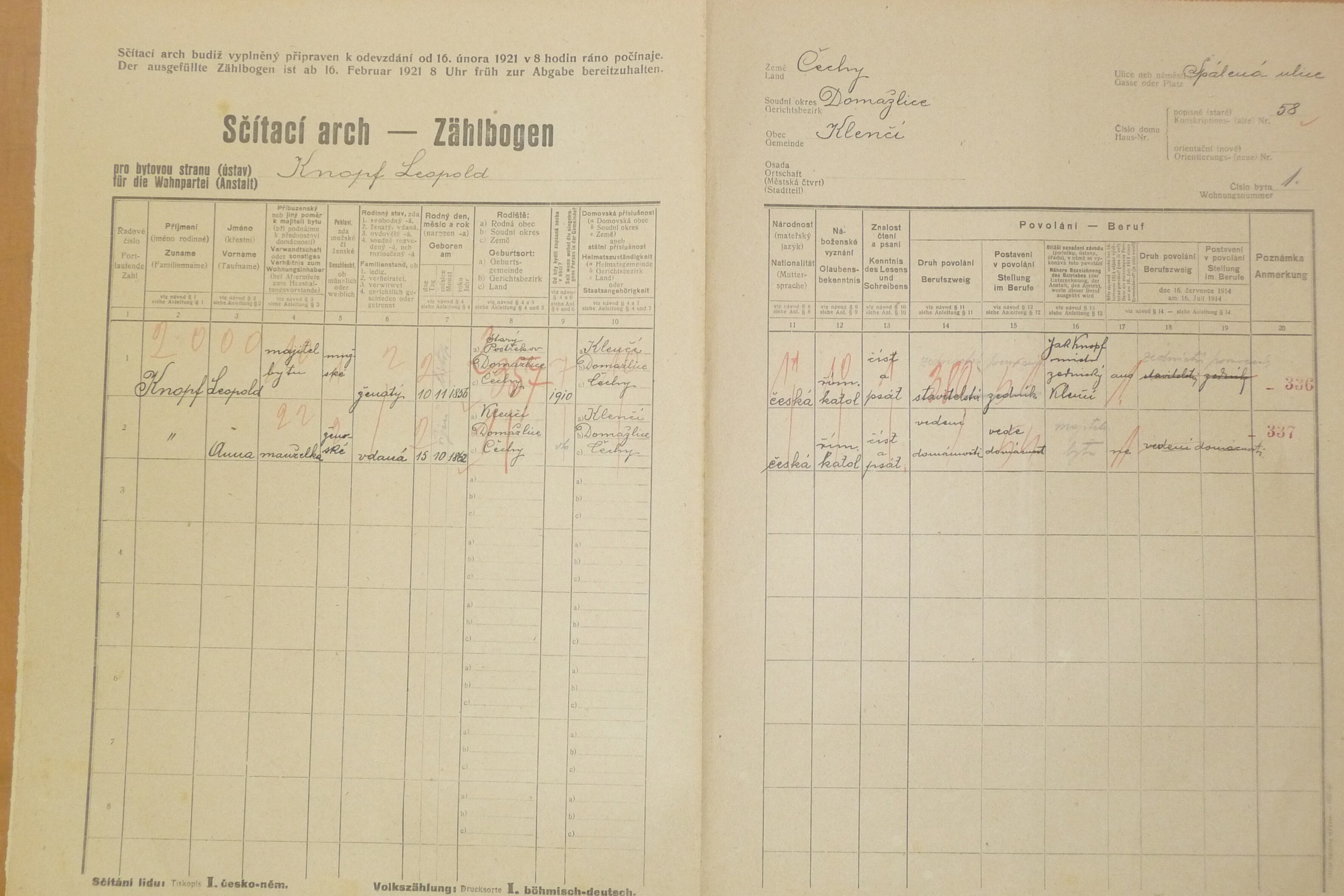 2. soap-do_00592_census-1921-klenci-cp058_0020