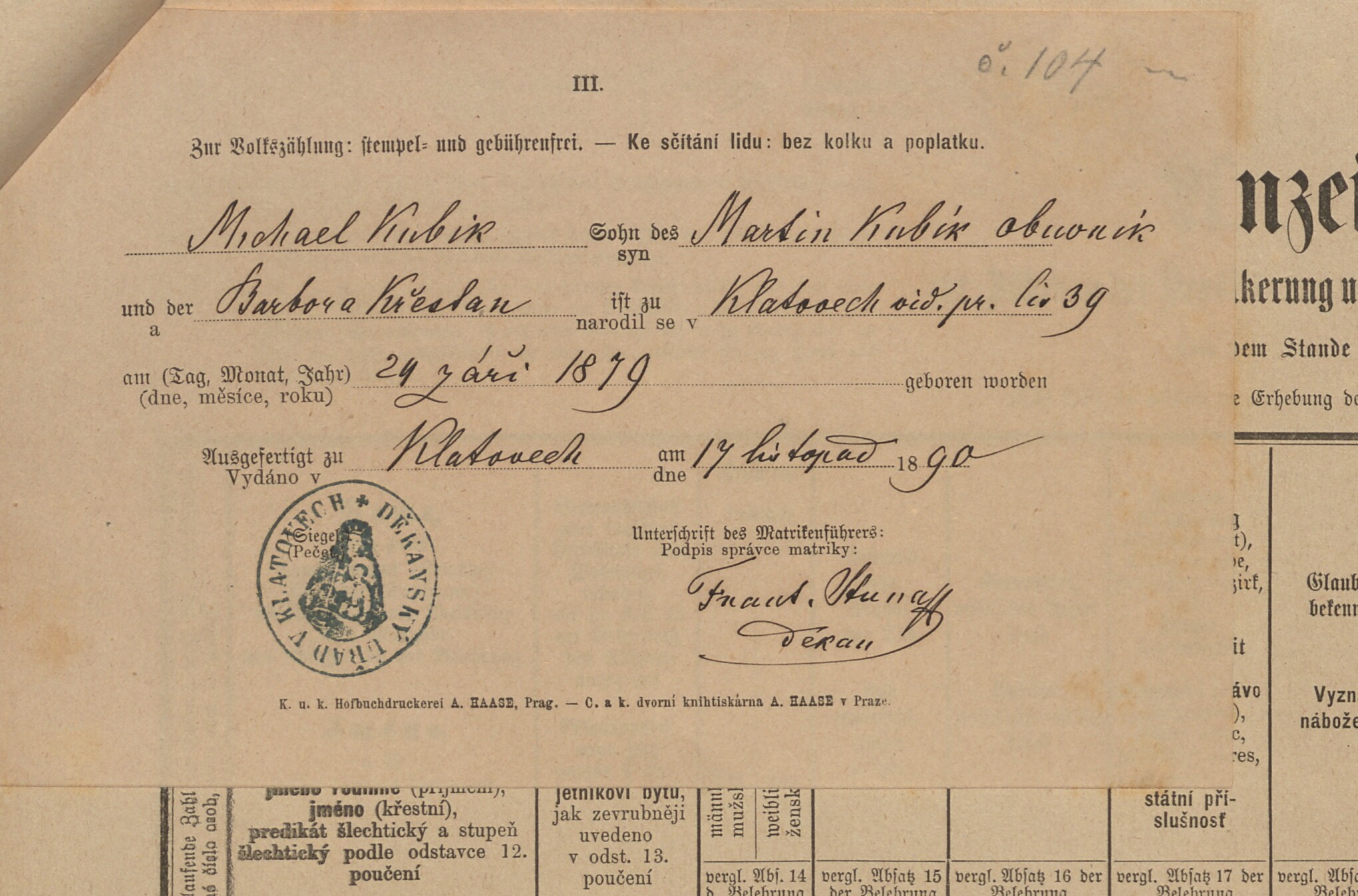 19. soap-kt_01159_census-1890-klatovy-mesto-cp104_0190