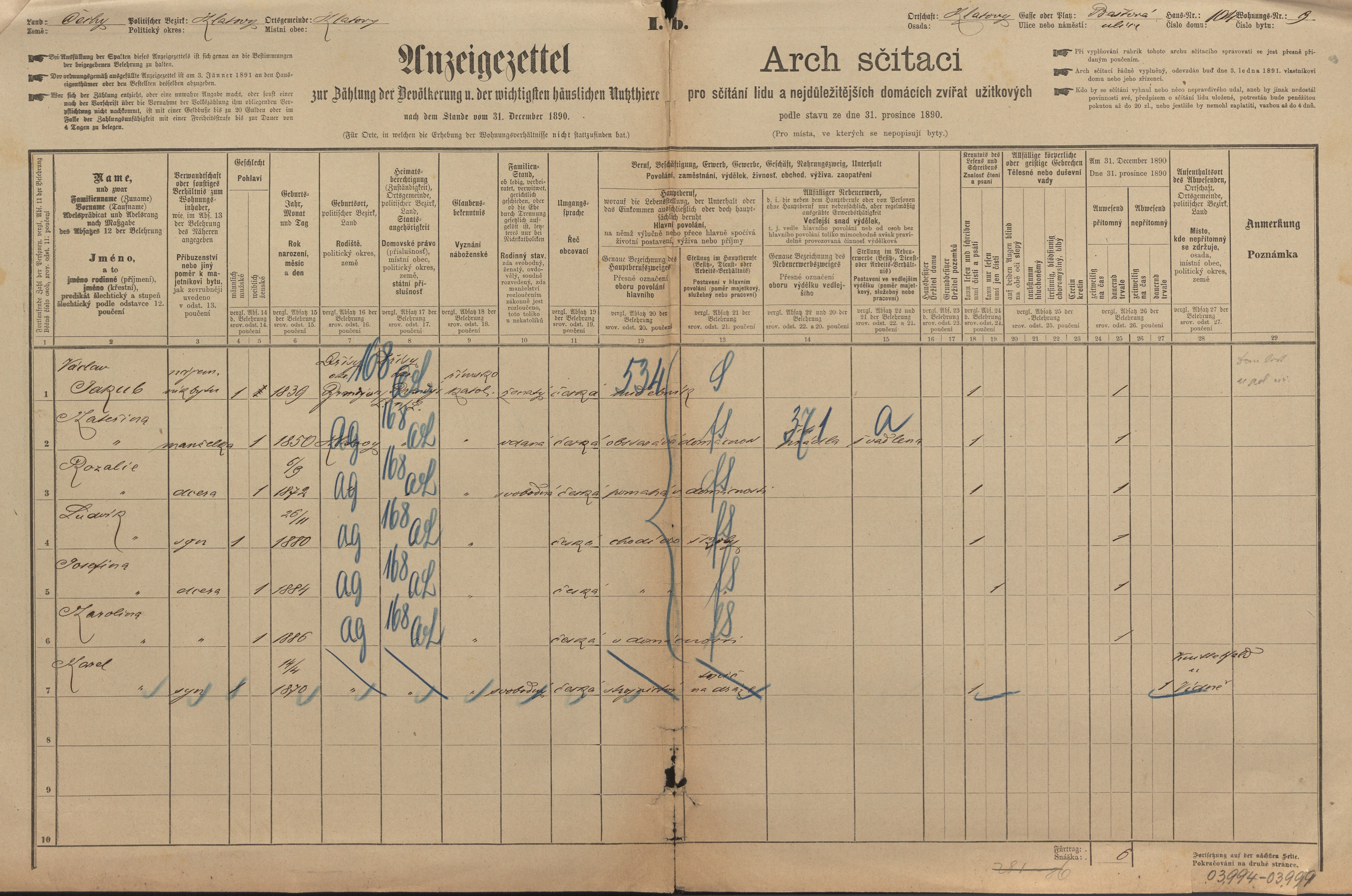 23. soap-kt_01159_census-1890-klatovy-mesto-cp104_0230