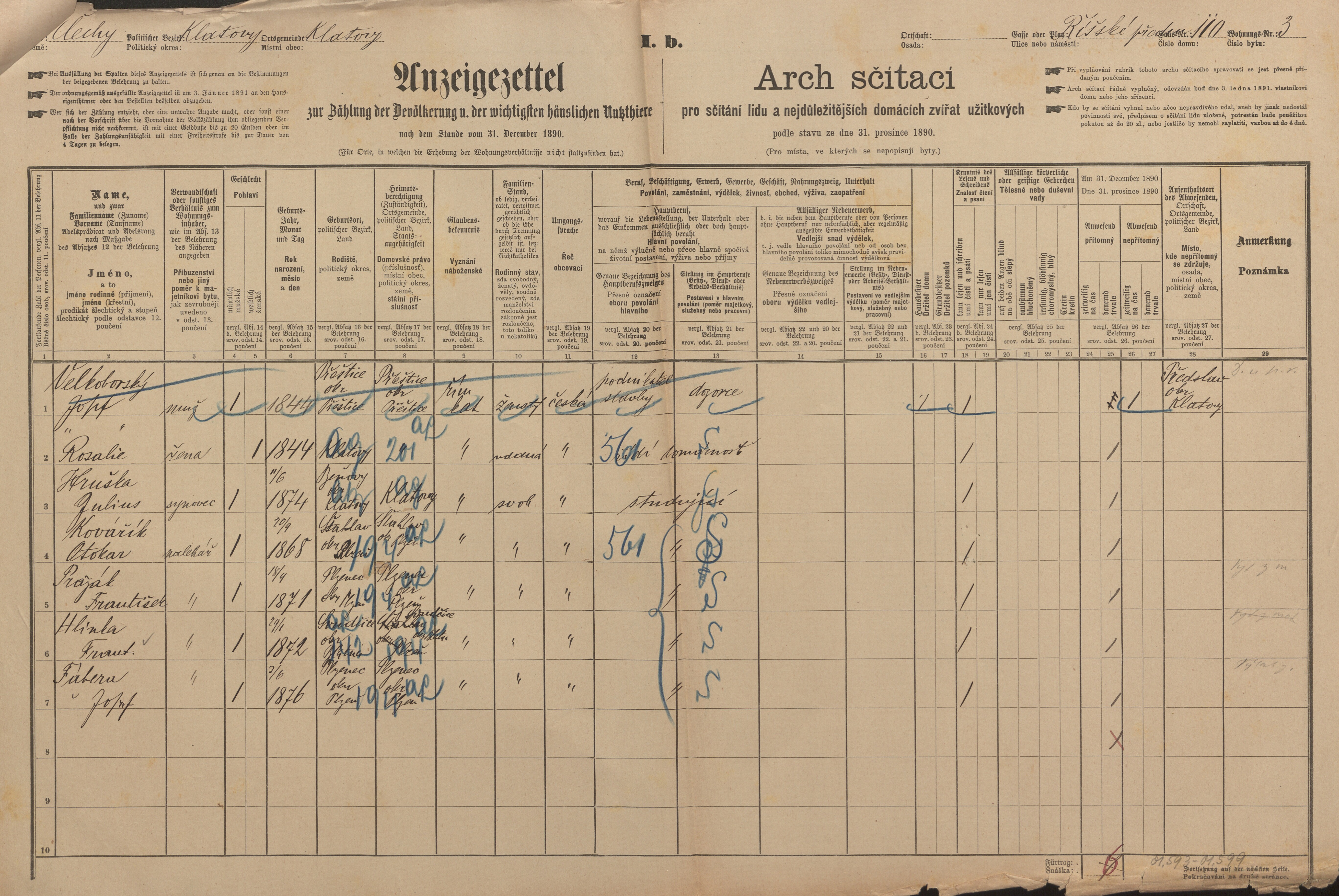 7. soap-kt_01159_census-1890-klatovy-risske-predmesti-cp110_0070