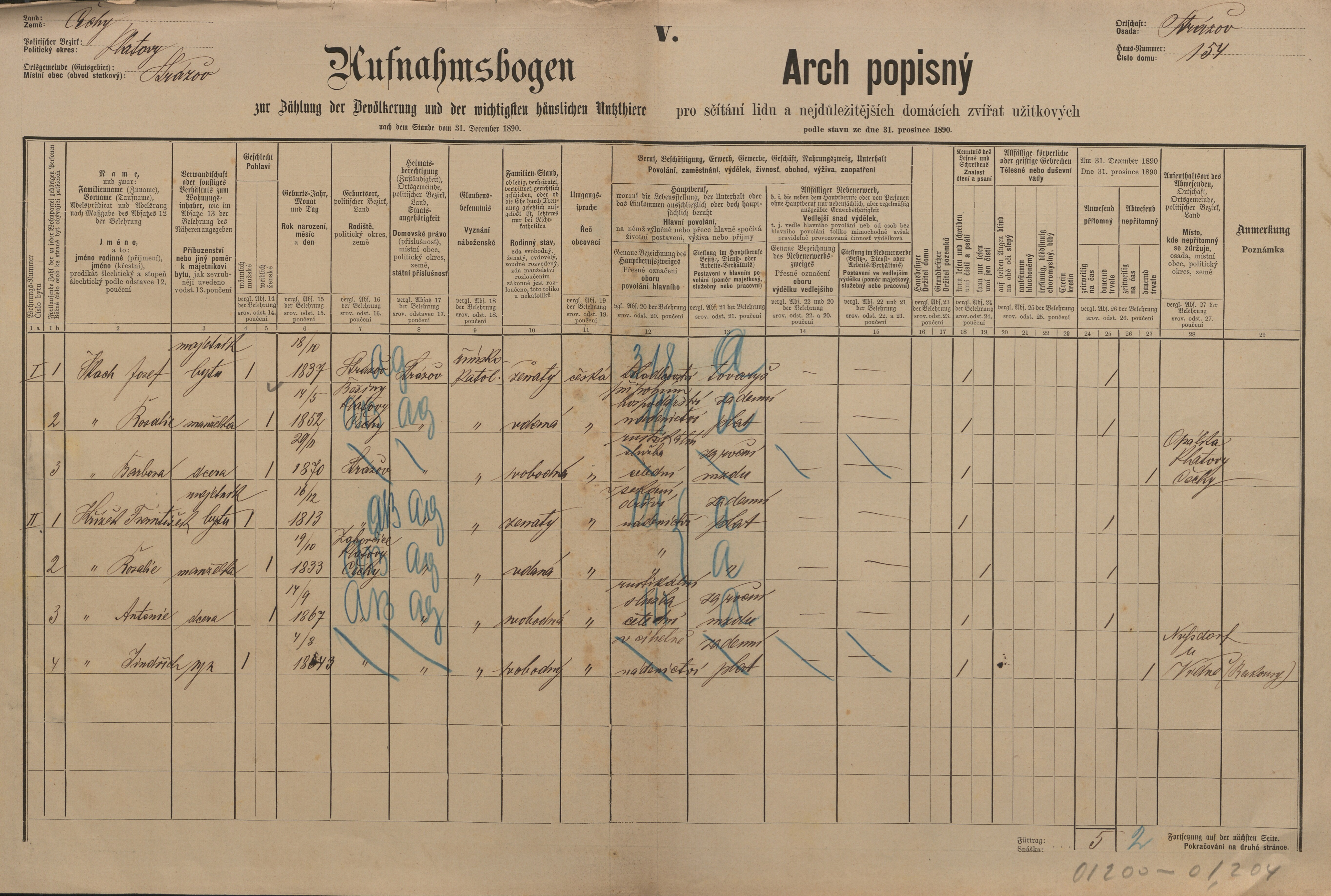 1. soap-kt_01159_census-1890-strazov-cp154_0010