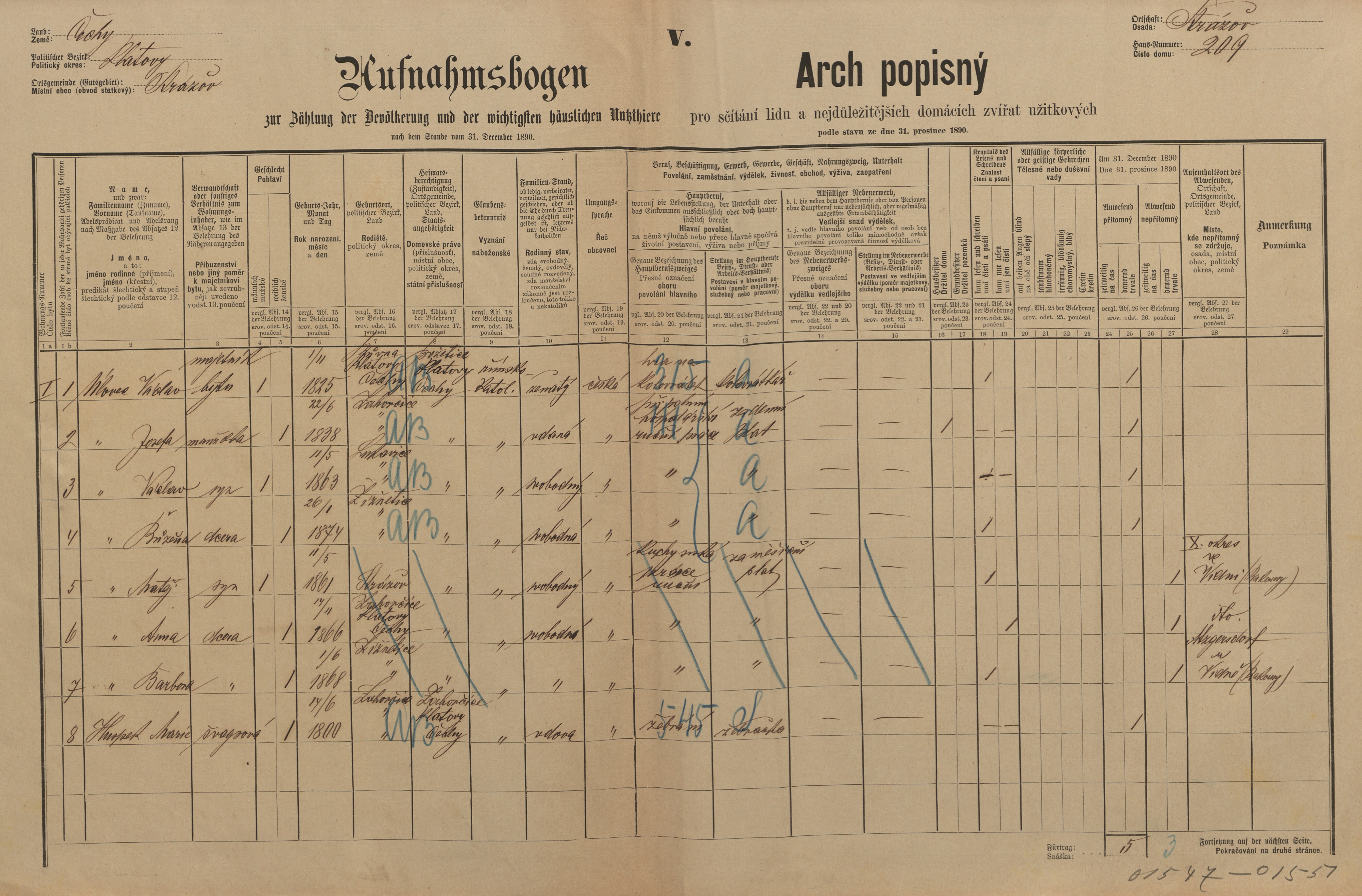 1. soap-kt_01159_census-1890-strazov-cp209_0010