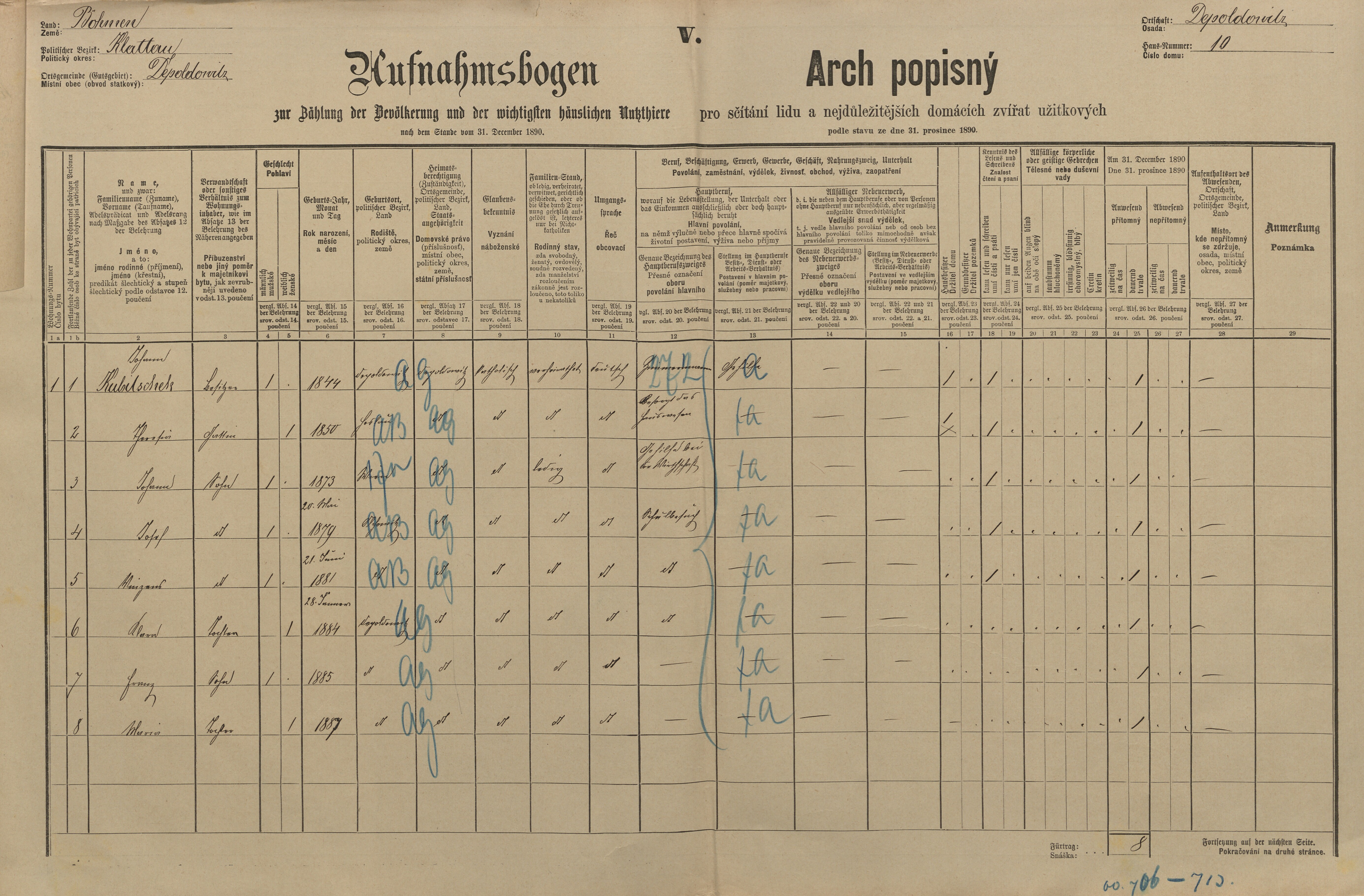 1. soap-kt_01159_census-1890-depoltice-cp010_0010