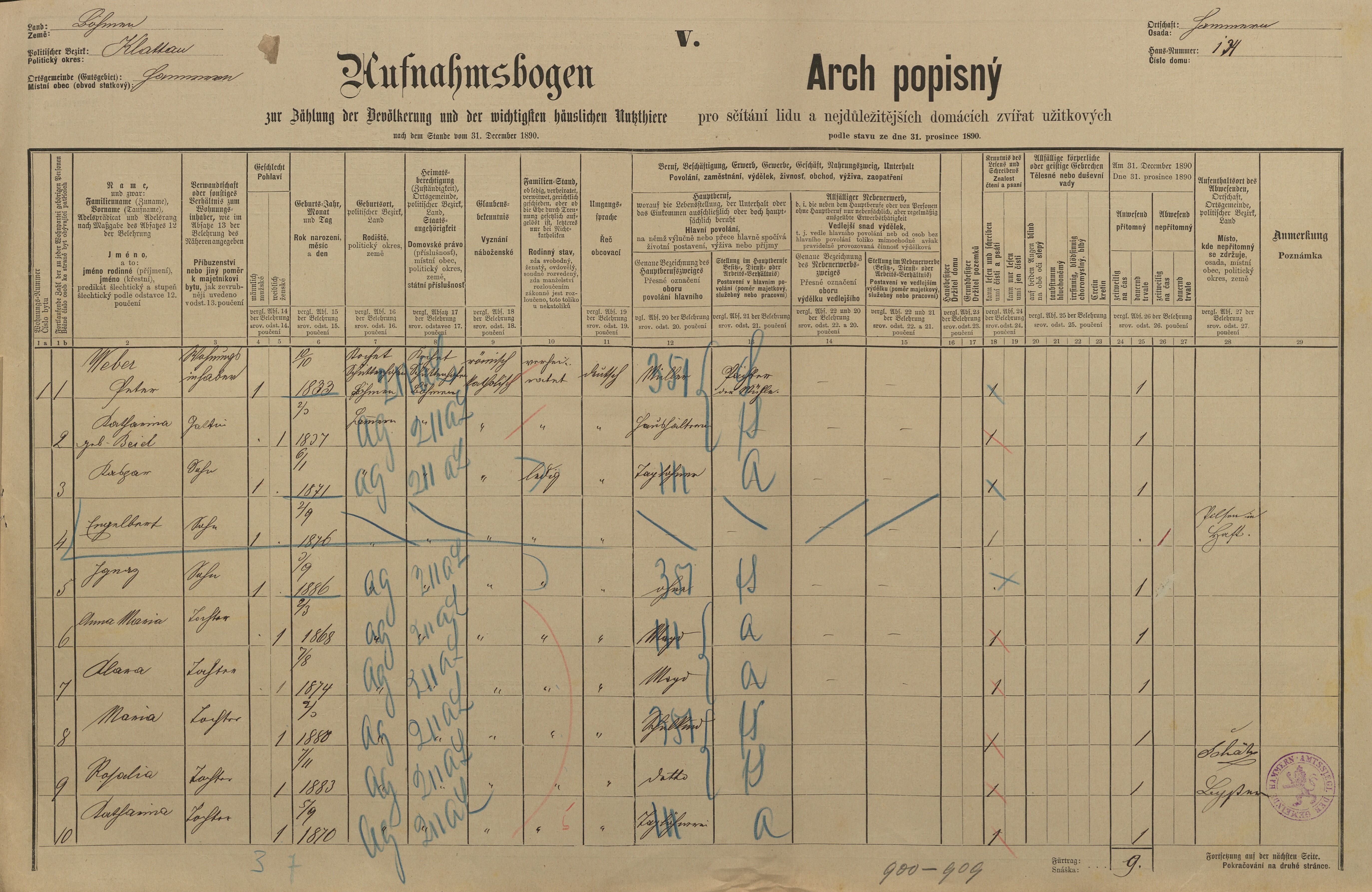 1. soap-kt_01159_census-1890-hamry-cp134_0010
