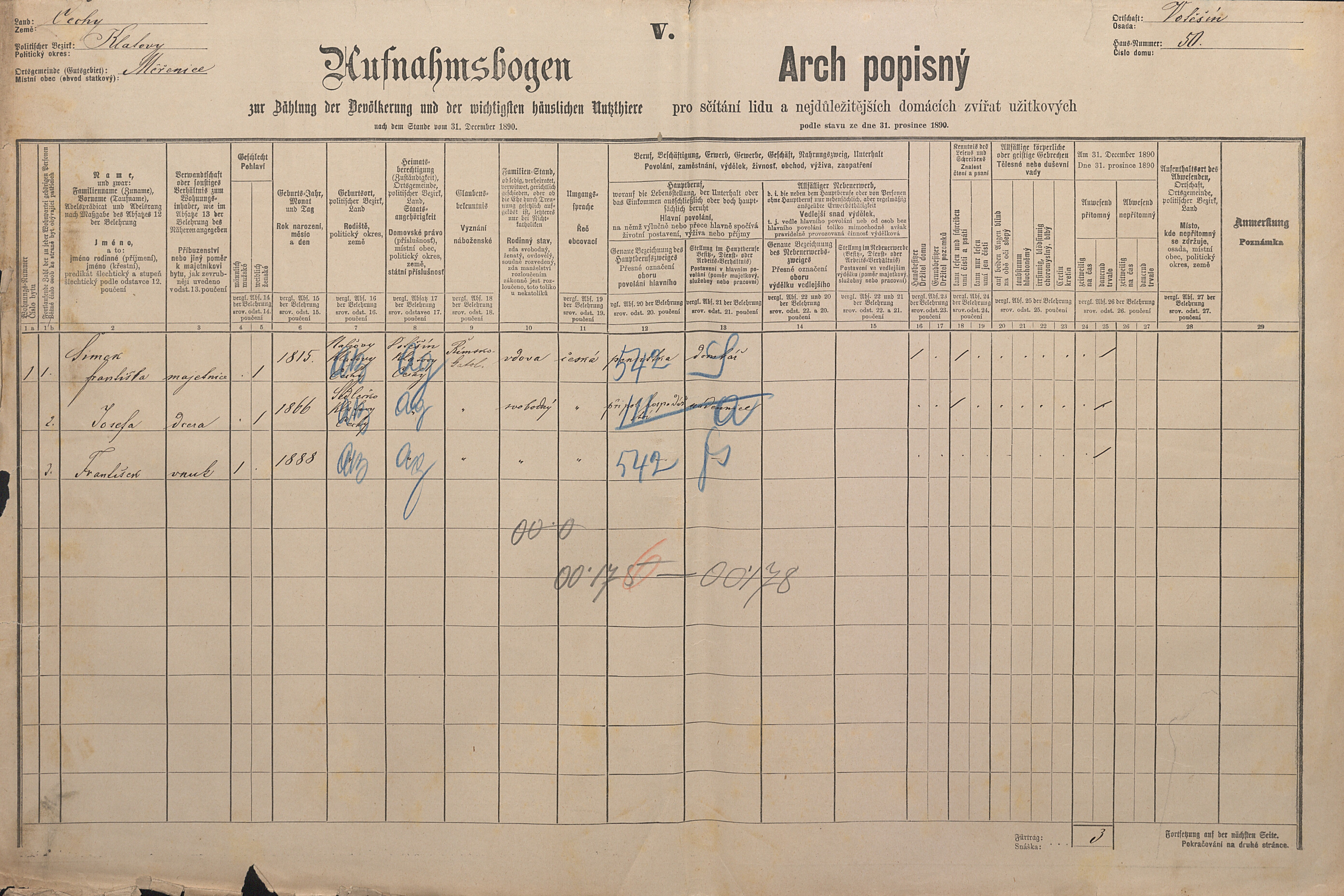 1. soap-kt_01159_census-1890-mirenice-otesin-cp050_0010