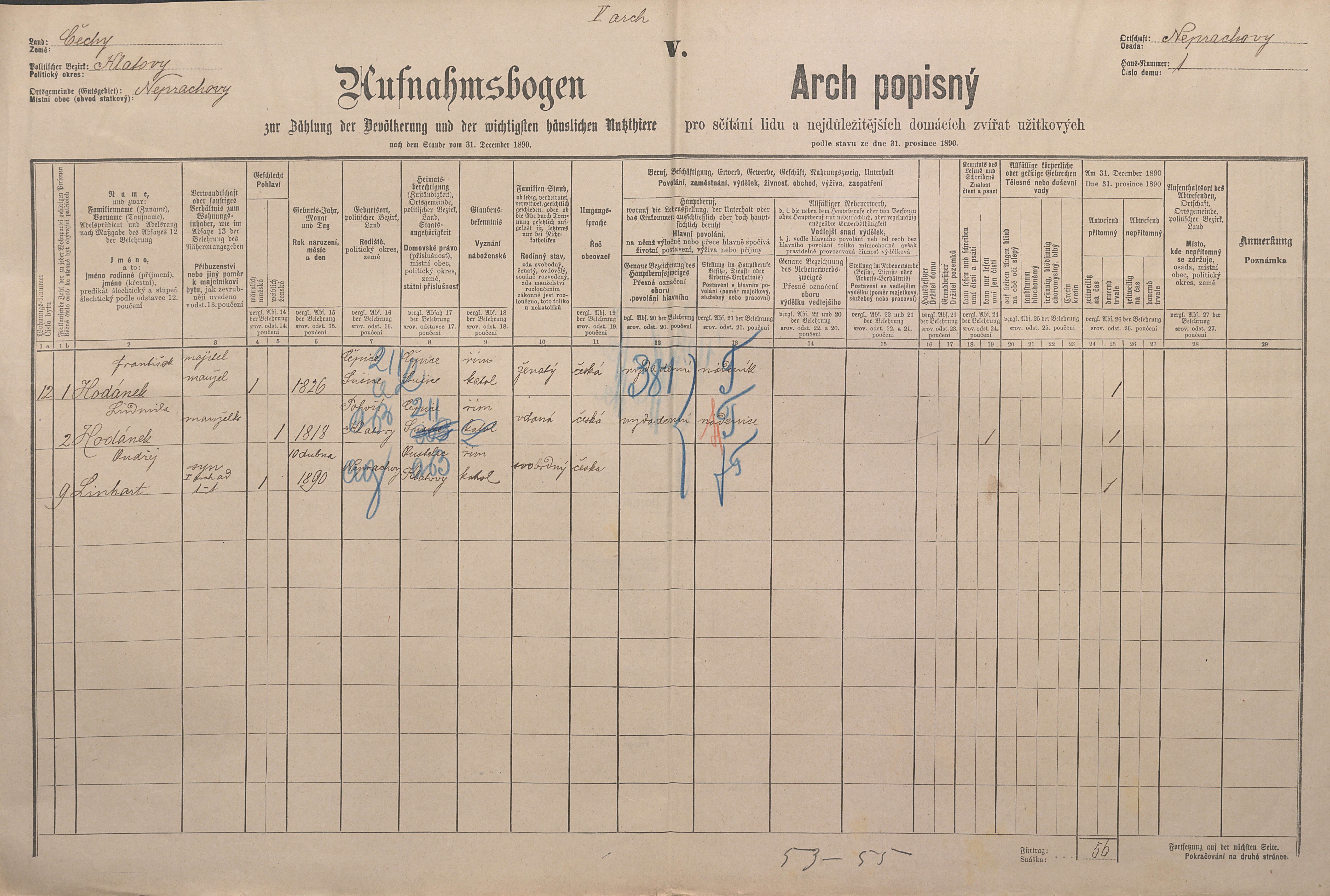 15. soap-kt_01159_census-1890-neprochovy-cp001_0150