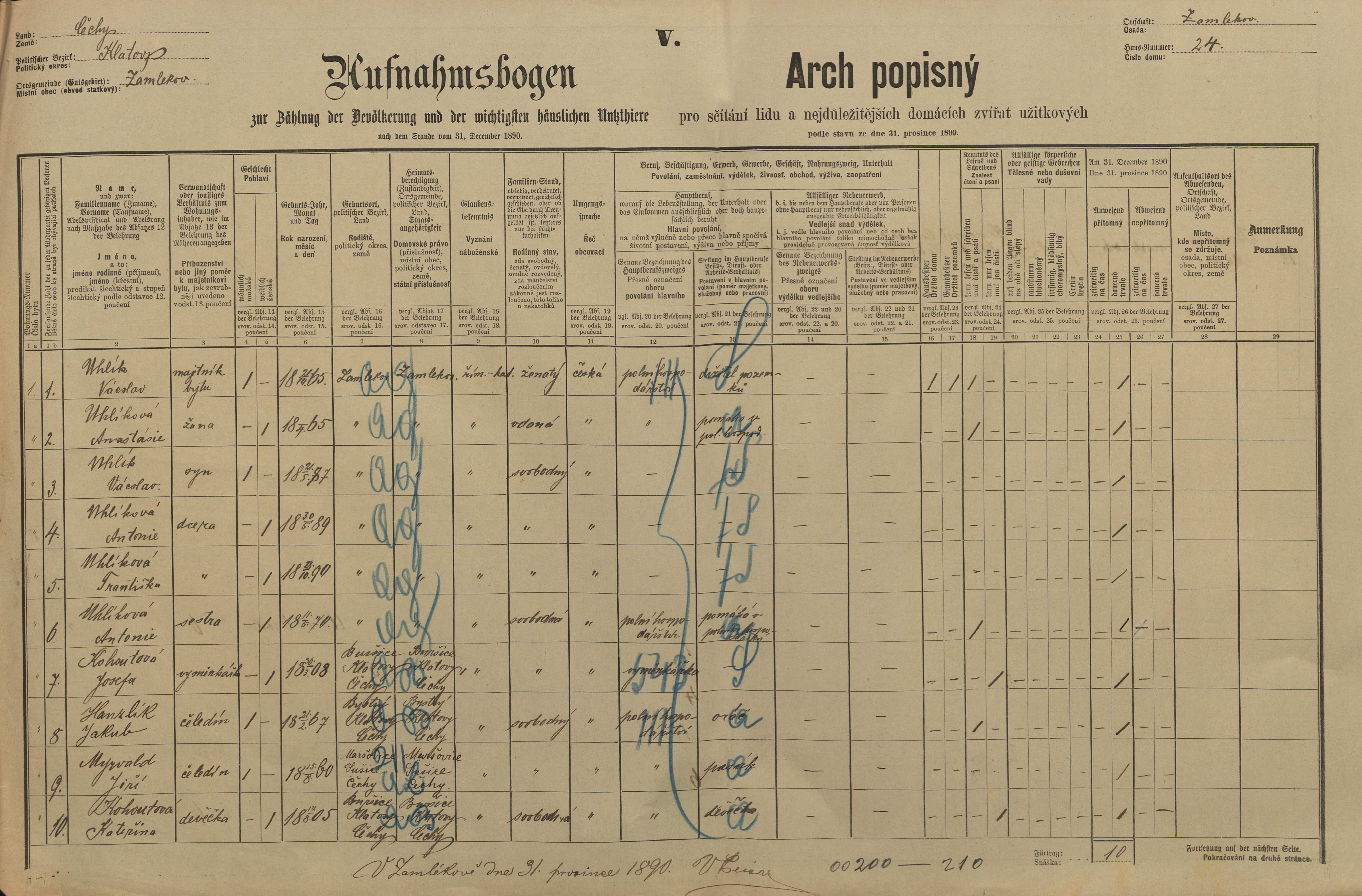 1. soap-kt_01159_census-1890-zavlekov-cp024_0010