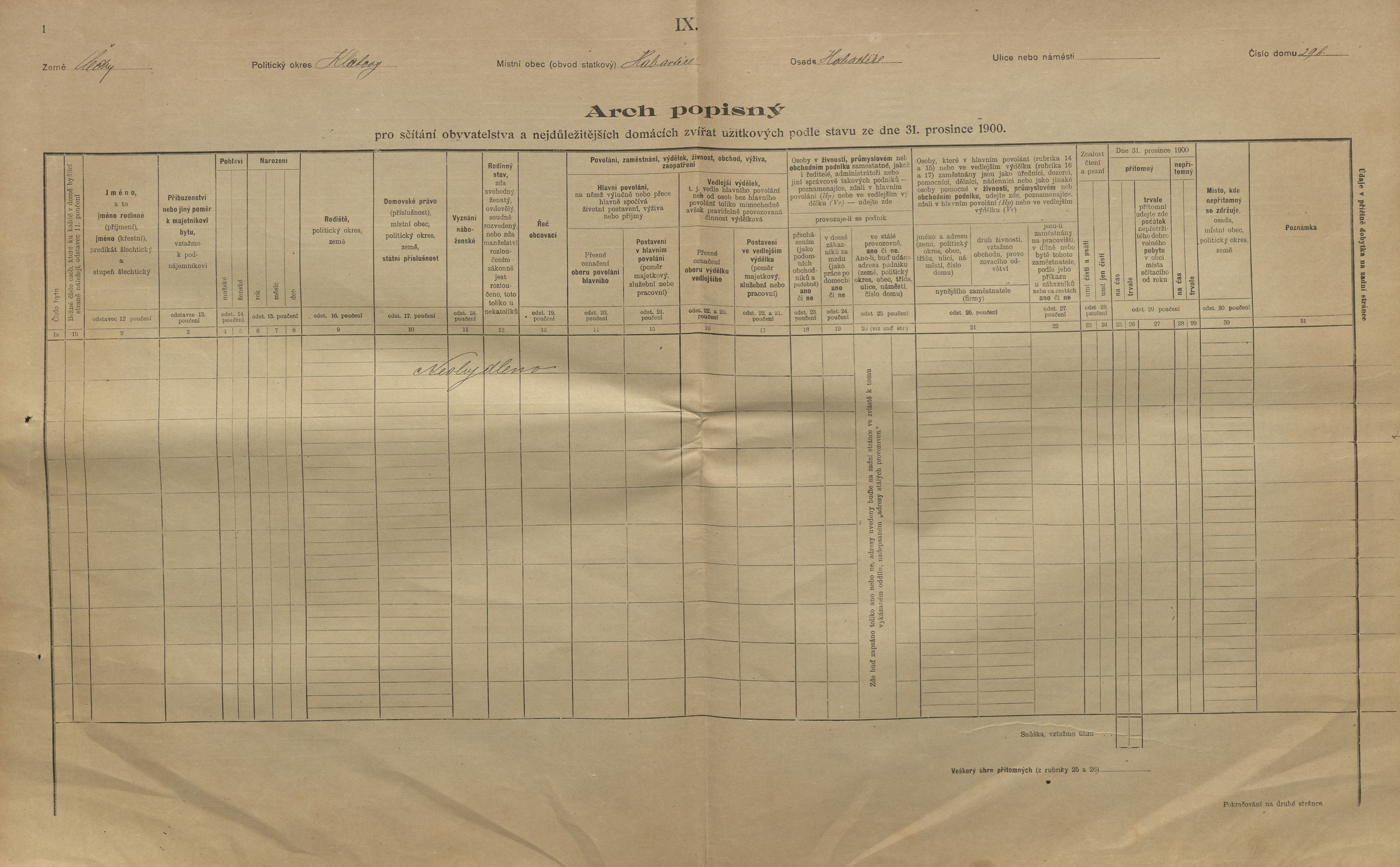 1. soap-kt_01159_census-1900-habartice-cp029b_0010