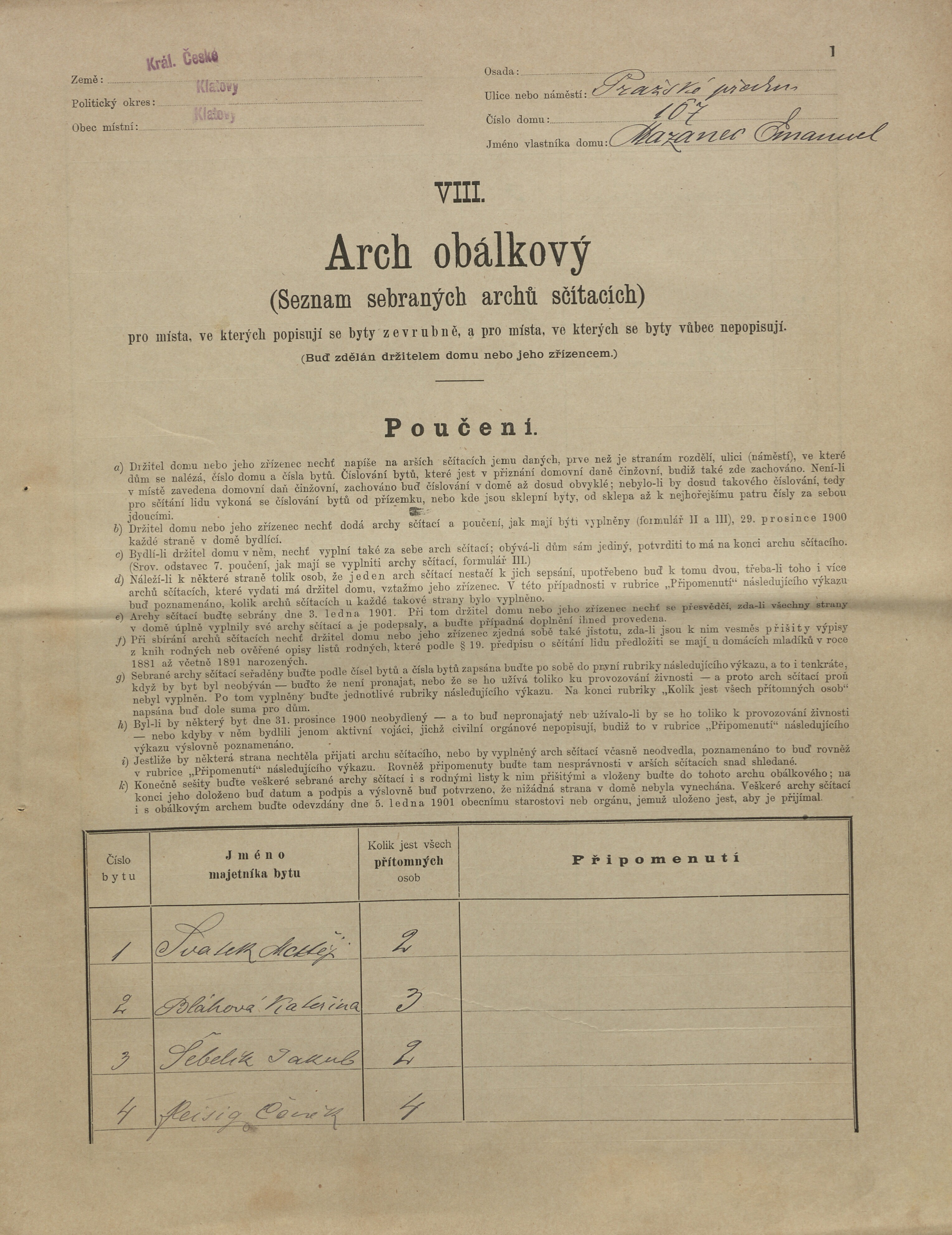 15. soap-kt_01159_census-1900-klatovy-prazske-predmesti-cp167_0150