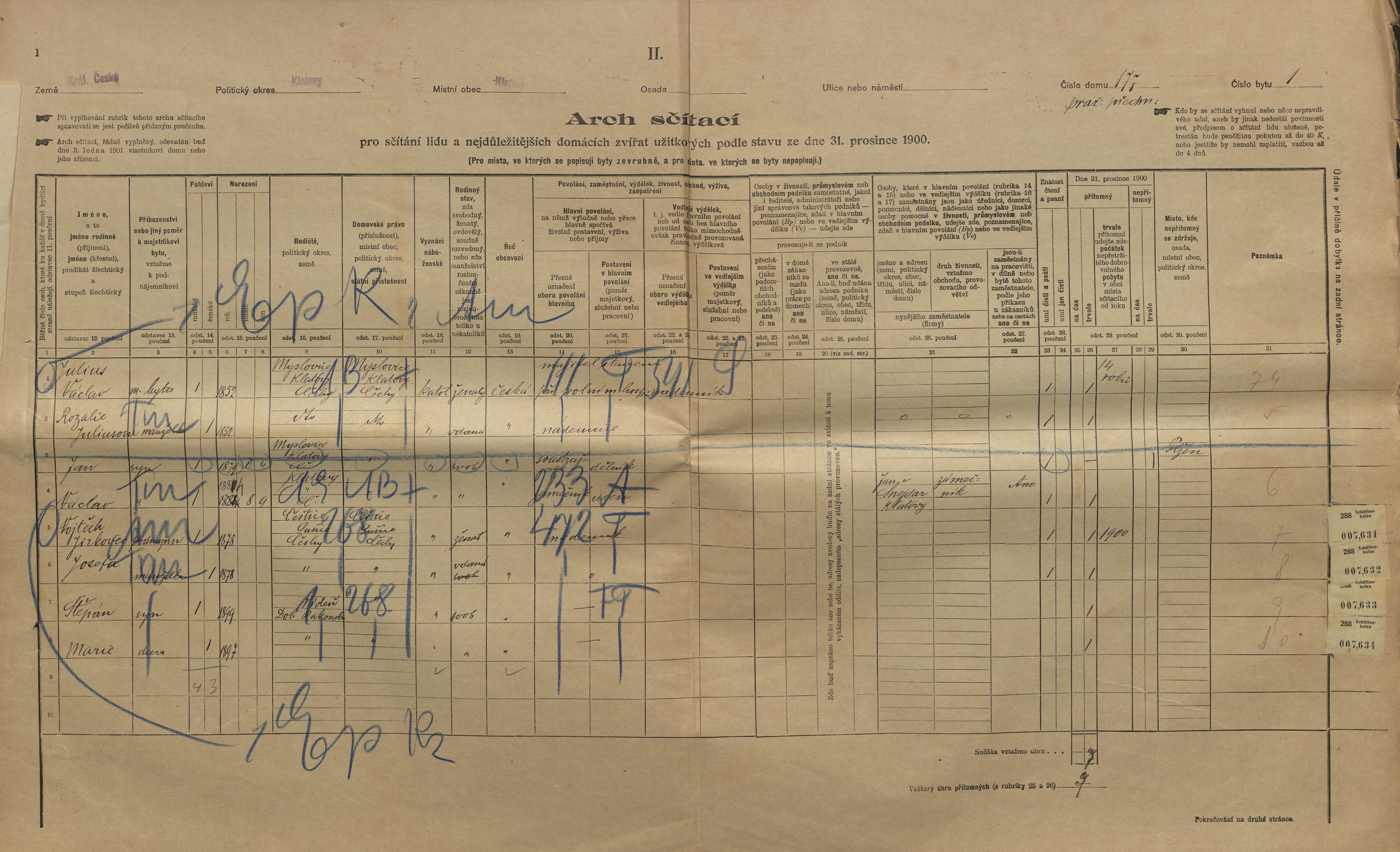 1. soap-kt_01159_census-1900-klatovy-prazske-predmesti-cp177_0010