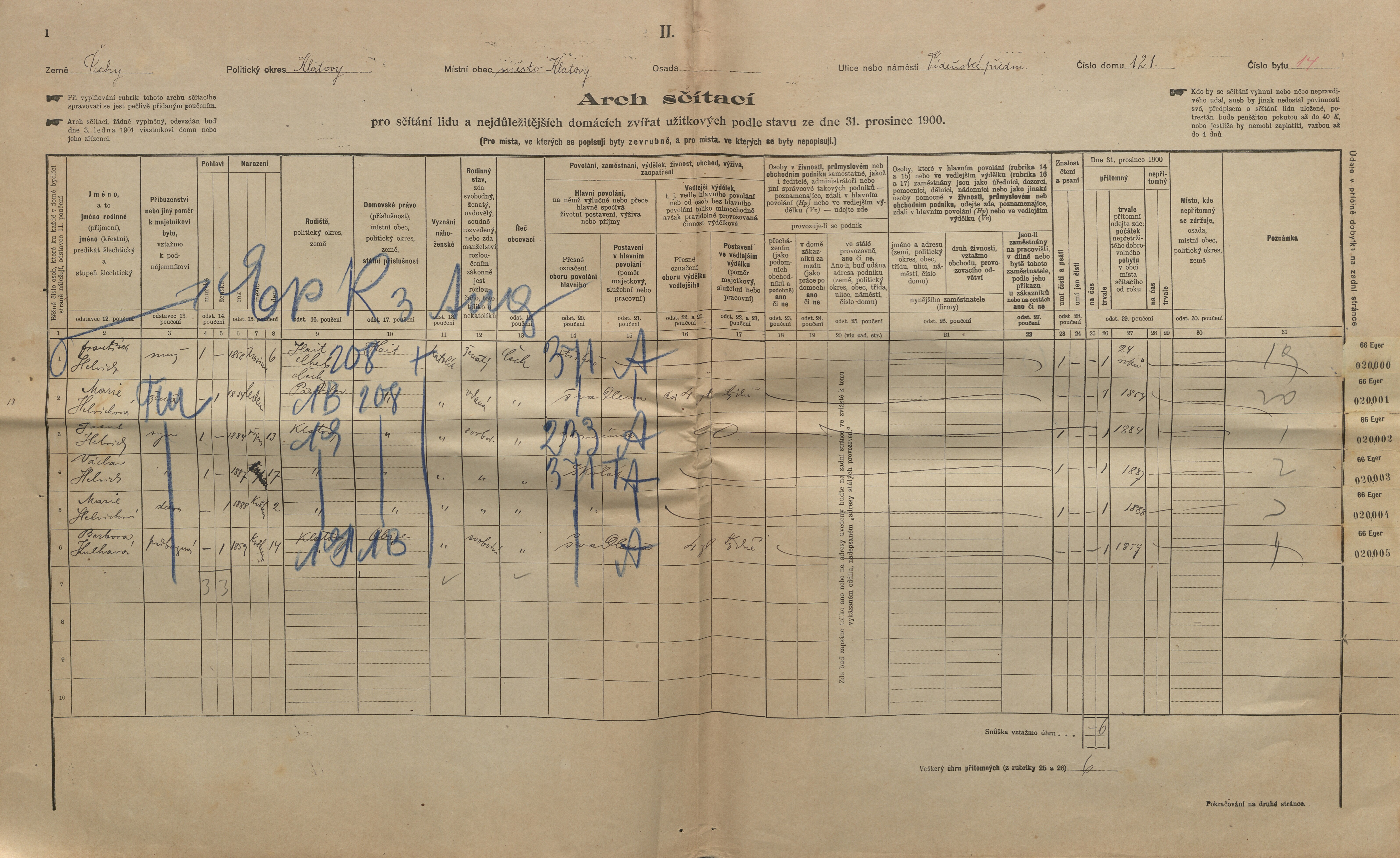 30. soap-kt_01159_census-1900-klatovy-videnske-predmesti-cp121_0300