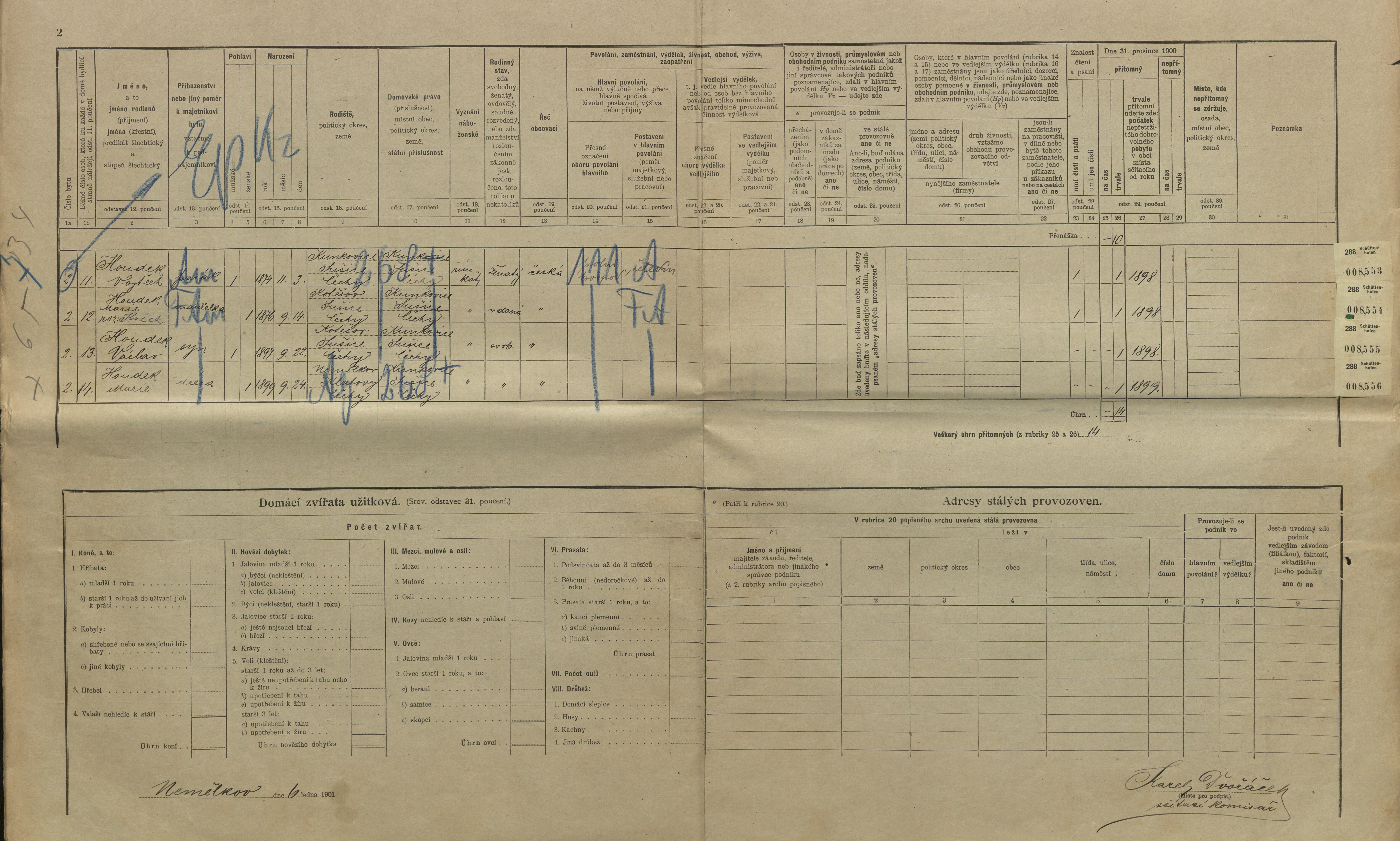 2. soap-kt_01159_census-1900-nemilkov-cp001_0020