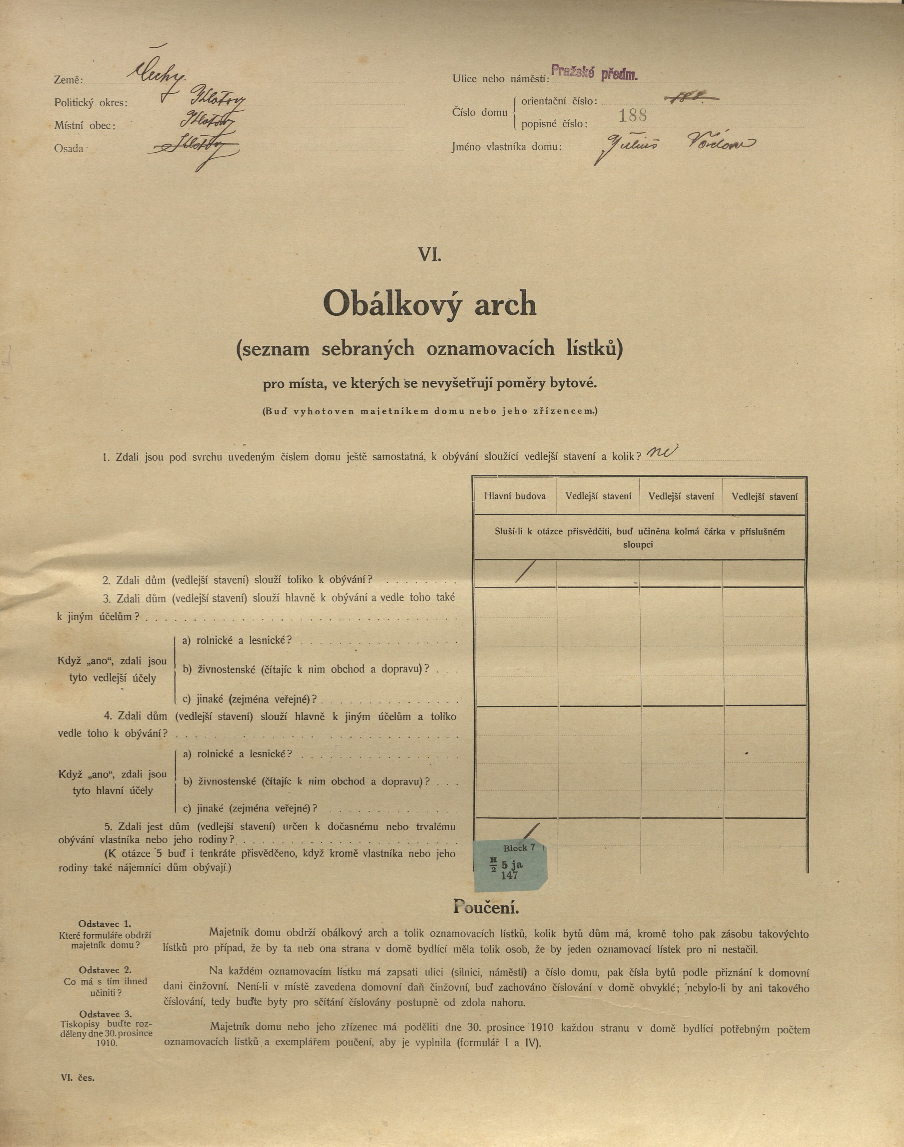 1. soap-kt_01159_census-1910-klatovy-prazske-predmesti-cp188_0010