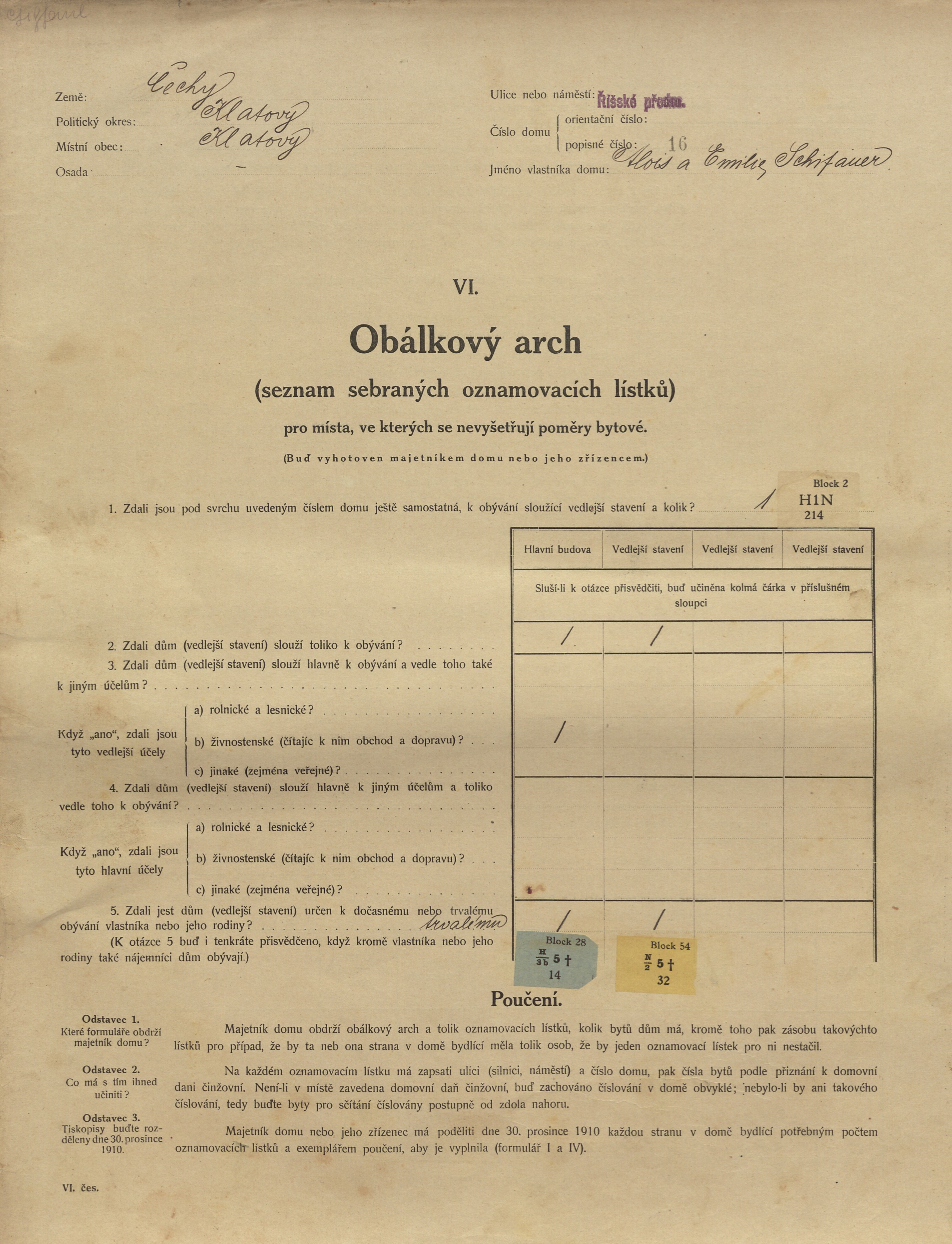 1. soap-kt_01159_census-1910-klatovy-risske-predmesti-cp016_0010