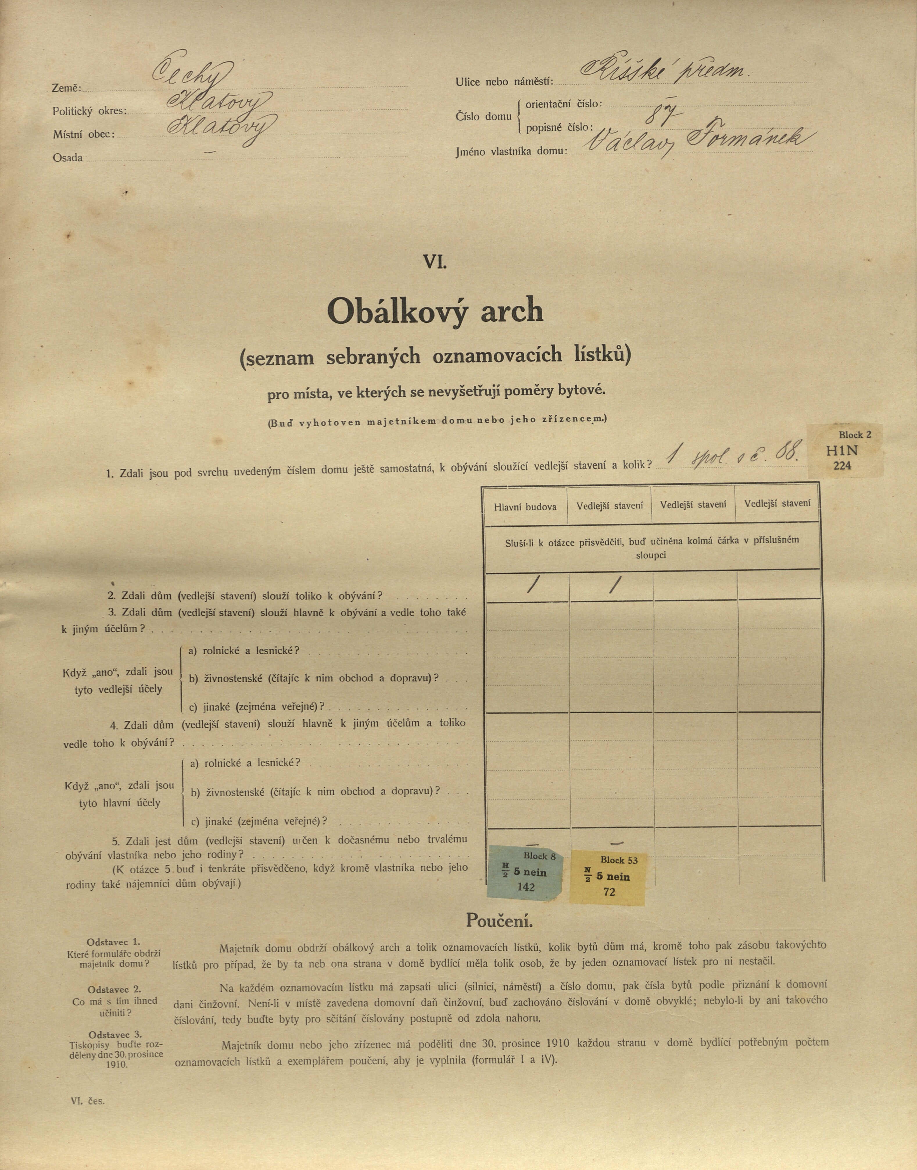 1. soap-kt_01159_census-1910-klatovy-risske-predmesti-cp087_0010