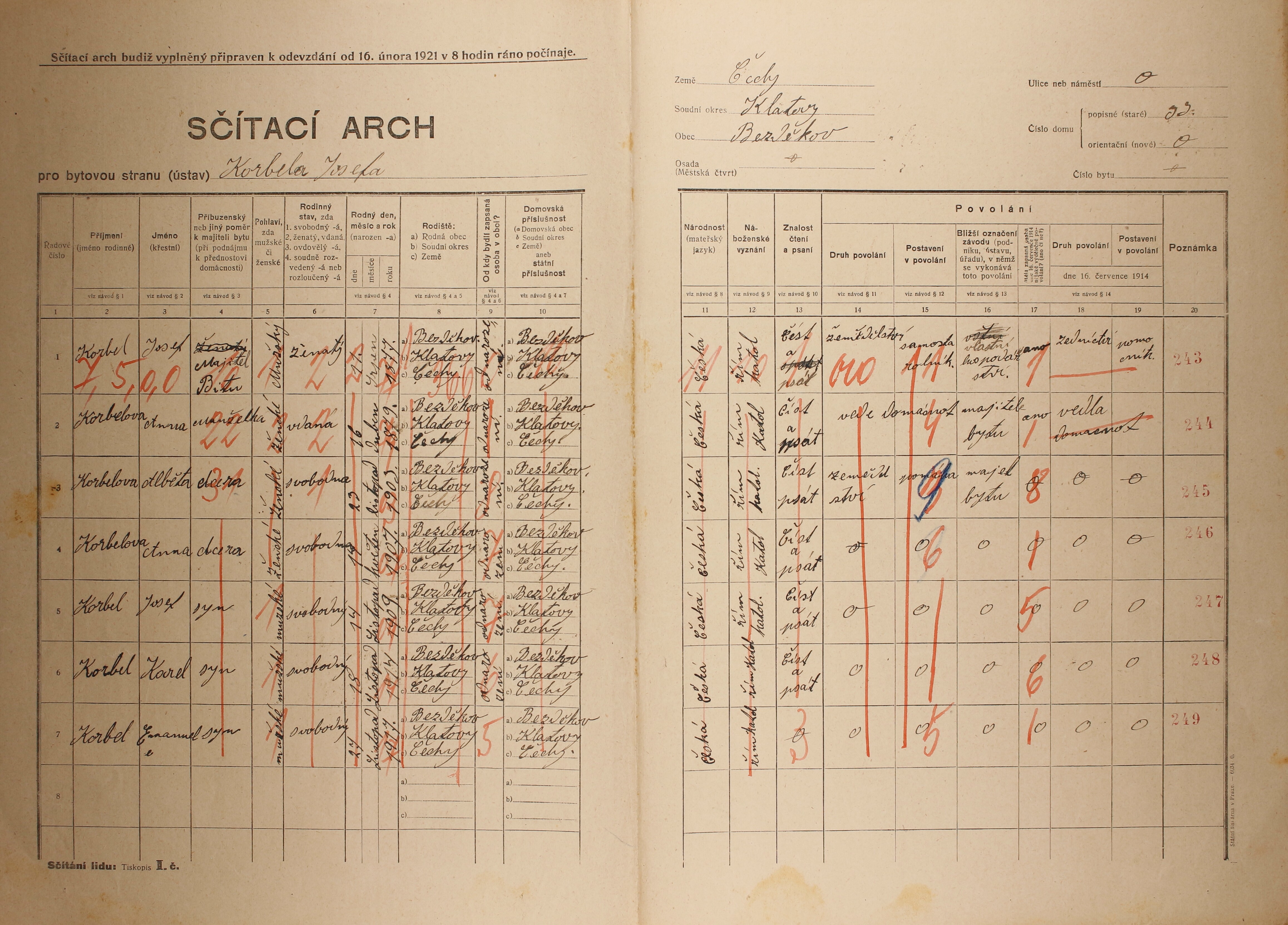 2. soap-kt_01159_census-1921-bezdekov-cp033_0020