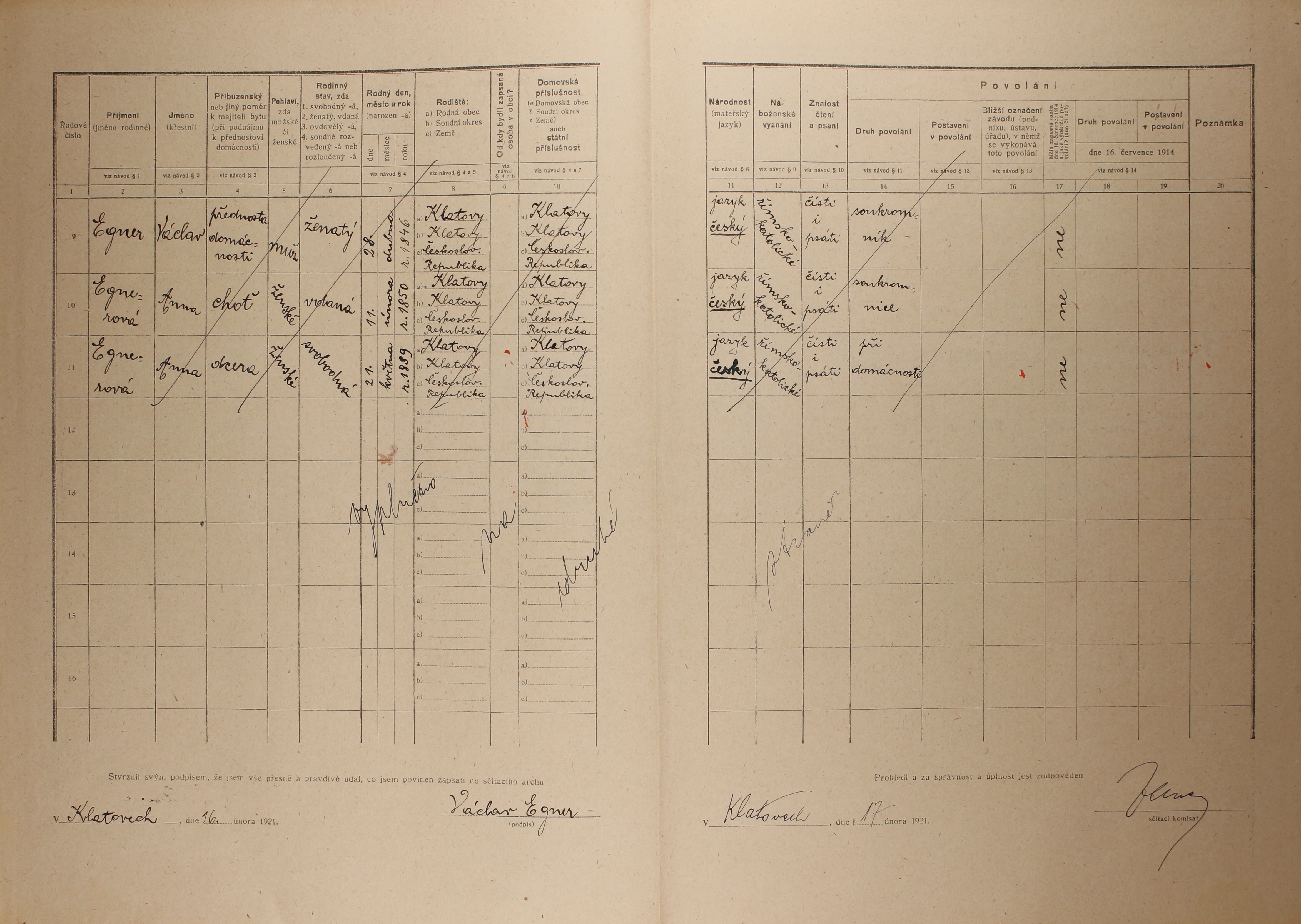 9. soap-kt_01159_census-1921-klatovy-mesto-cp122_0090