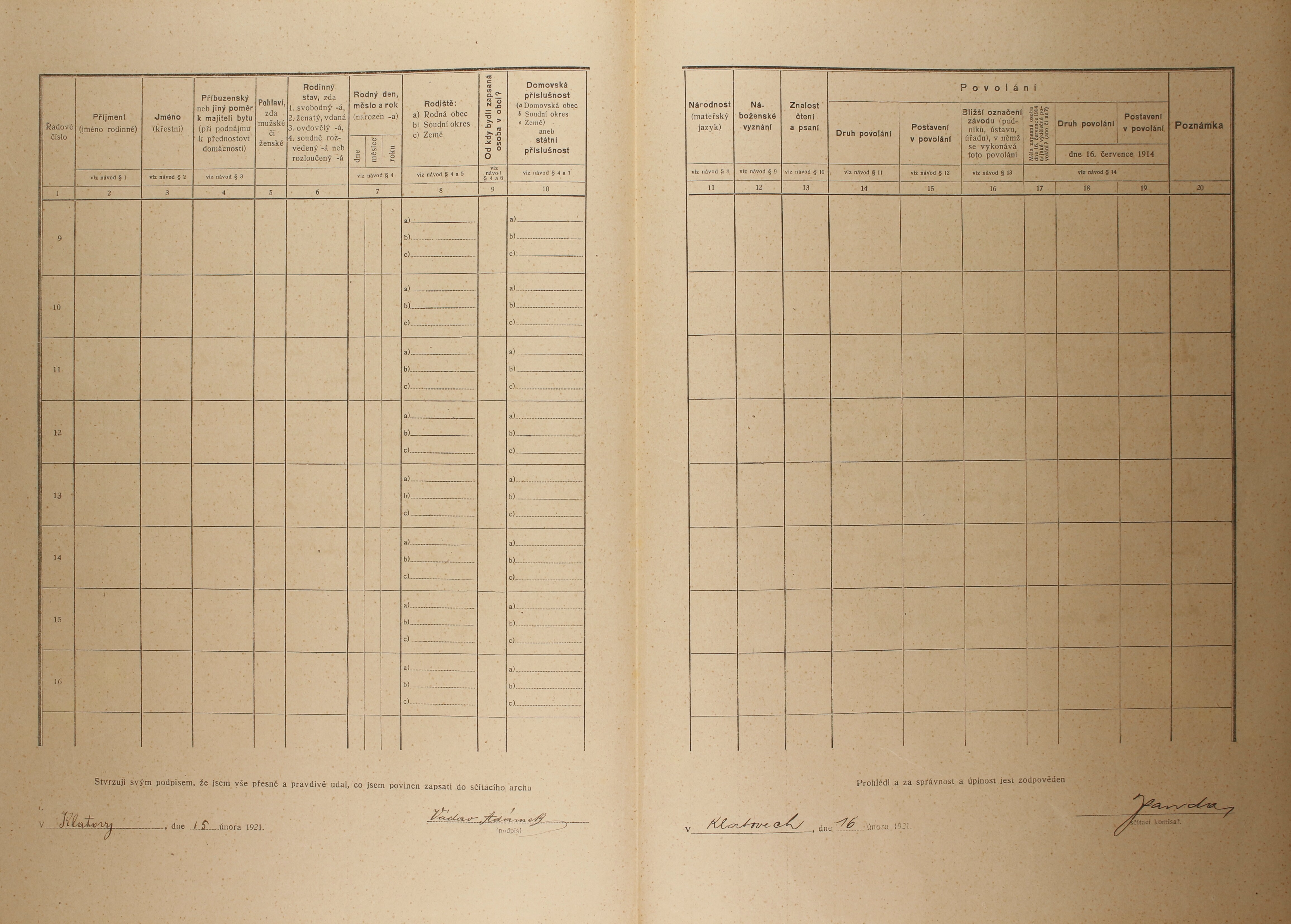 9. soap-kt_01159_census-1921-klatovy-prazske-predmesti-cp148_0090