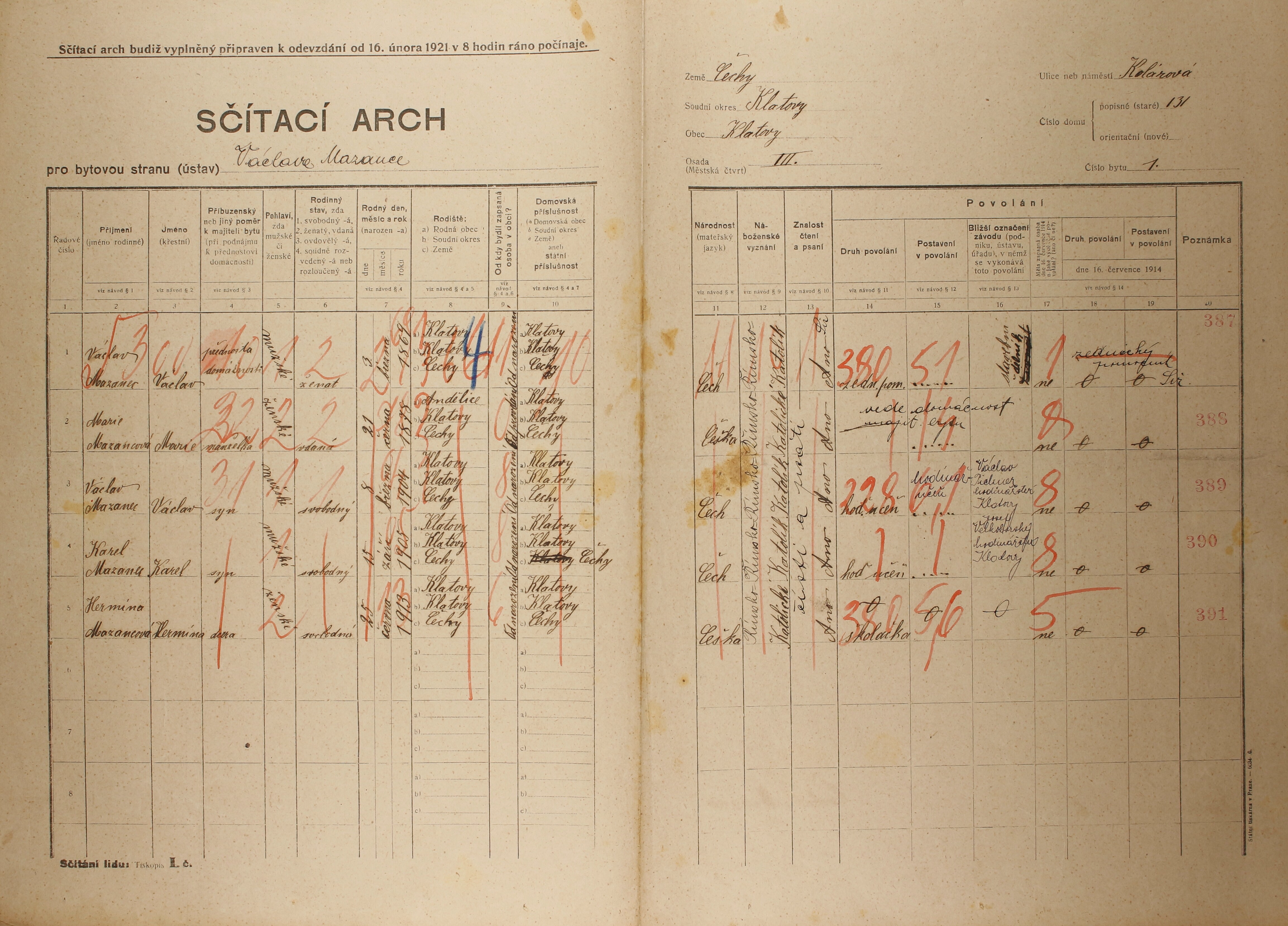 2. soap-kt_01159_census-1921-klatovy-risske-predmesti-cp131_0020