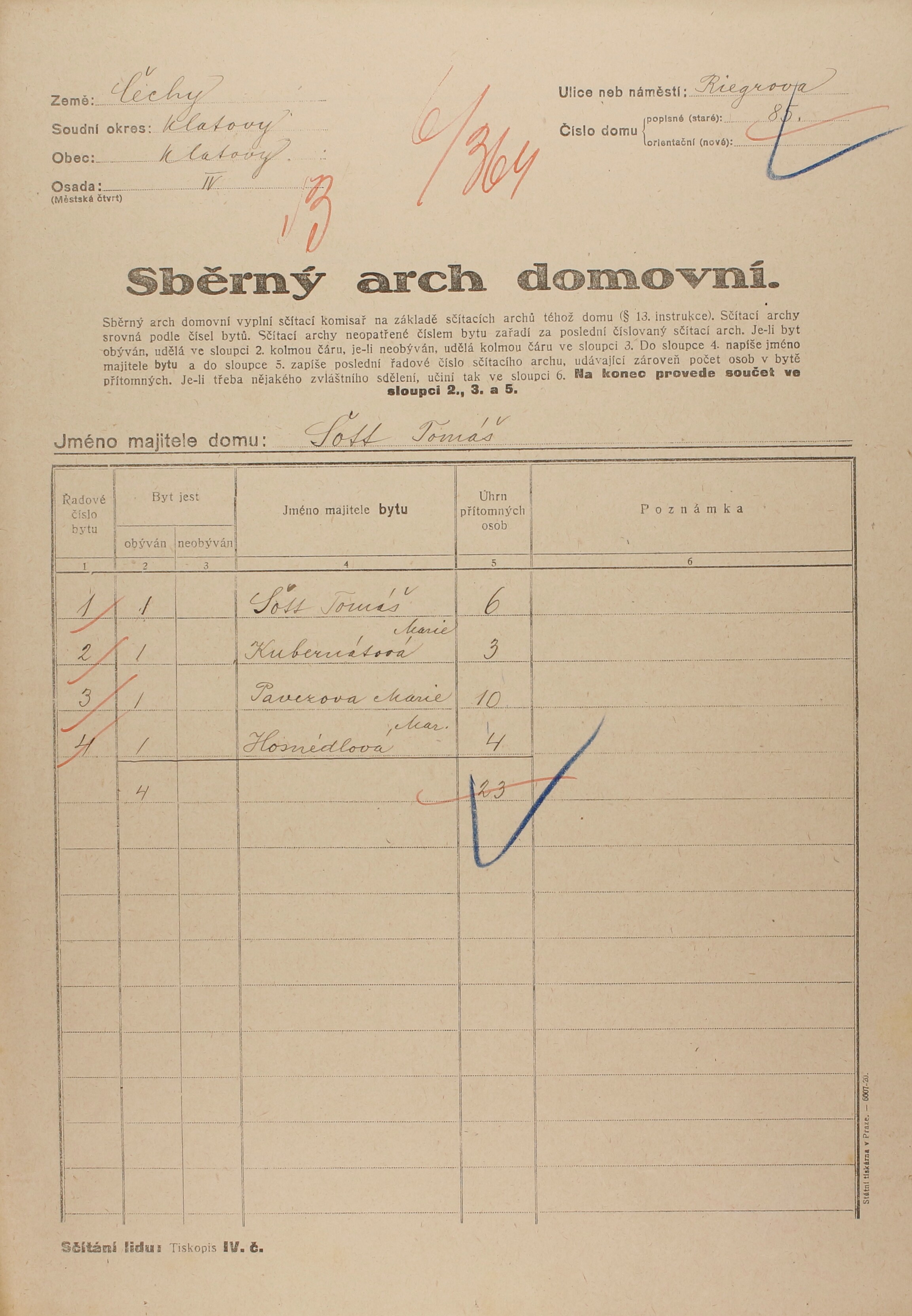 1. soap-kt_01159_census-1921-klatovy-videnske-predmesti-cp085_0010