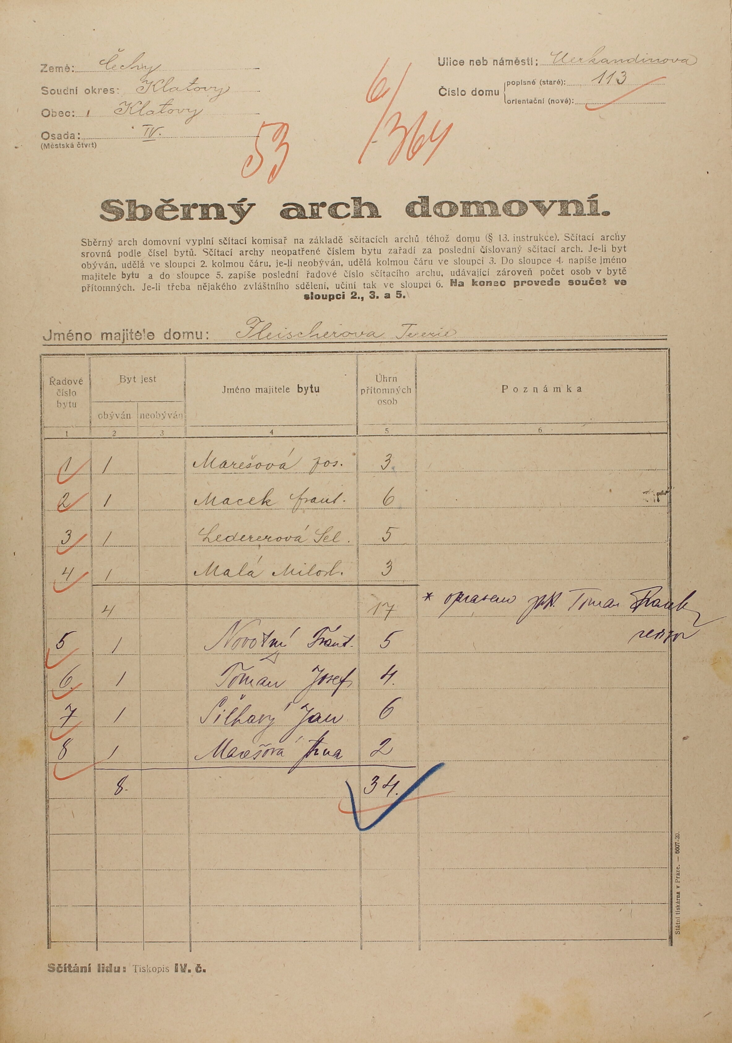 1. soap-kt_01159_census-1921-klatovy-videnske-predmesti-cp113_0010