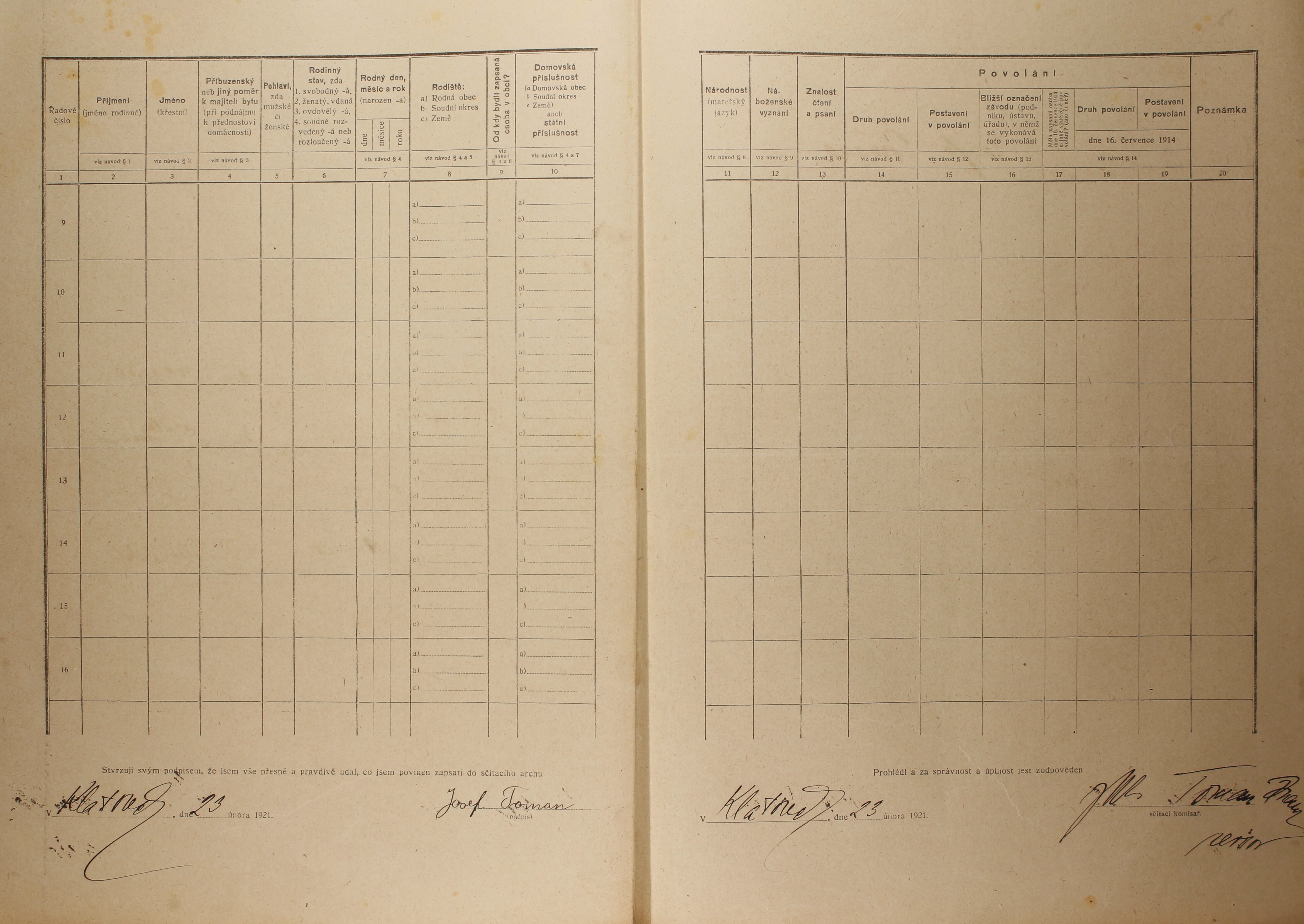 13. soap-kt_01159_census-1921-klatovy-videnske-predmesti-cp113_0130