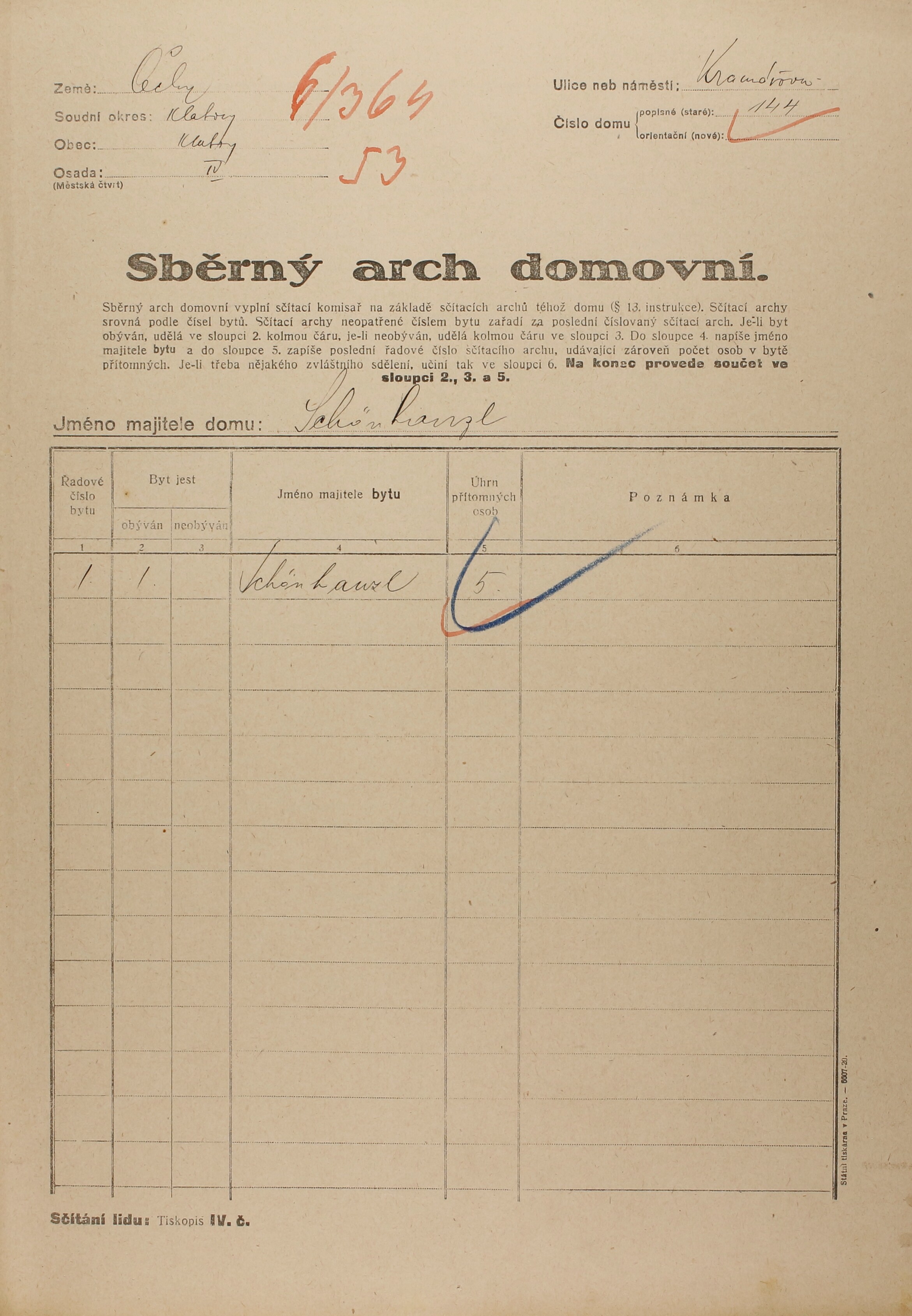 1. soap-kt_01159_census-1921-klatovy-videnske-predmesti-cp144_0010