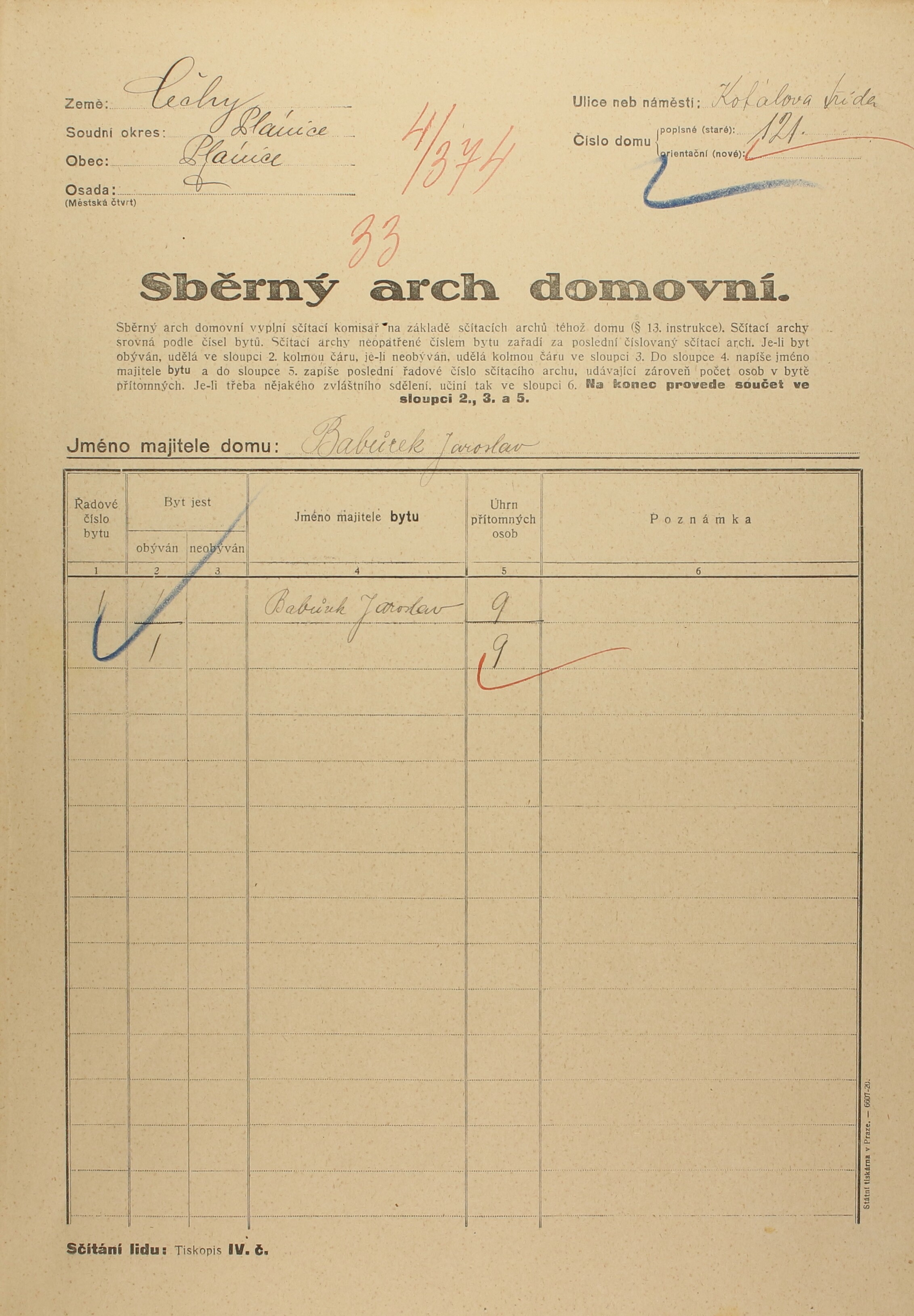 1. soap-kt_01159_census-1921-planice-cp121_0010