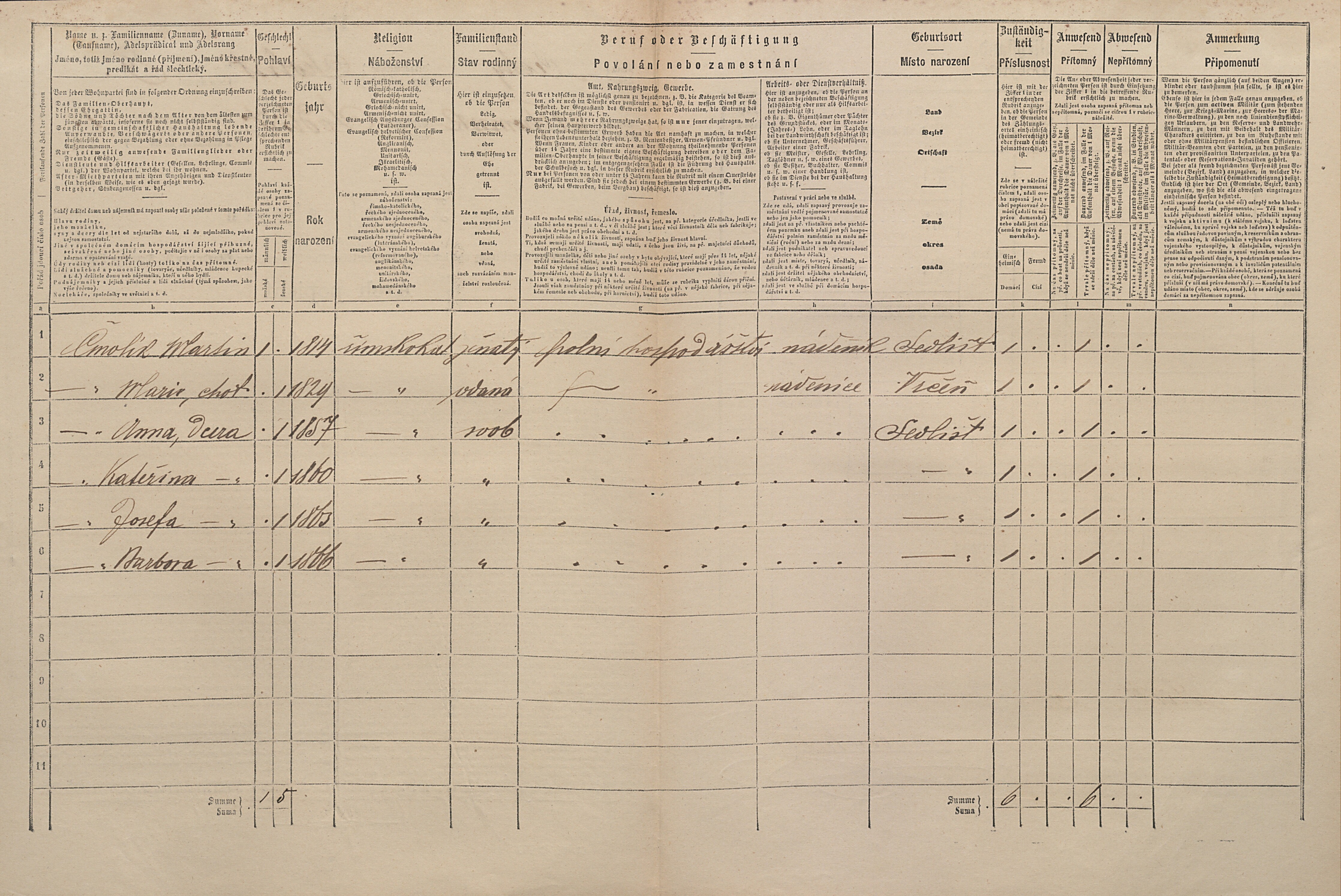 2. soap-pj_00302_census-1869-sedliste-cp039_0020