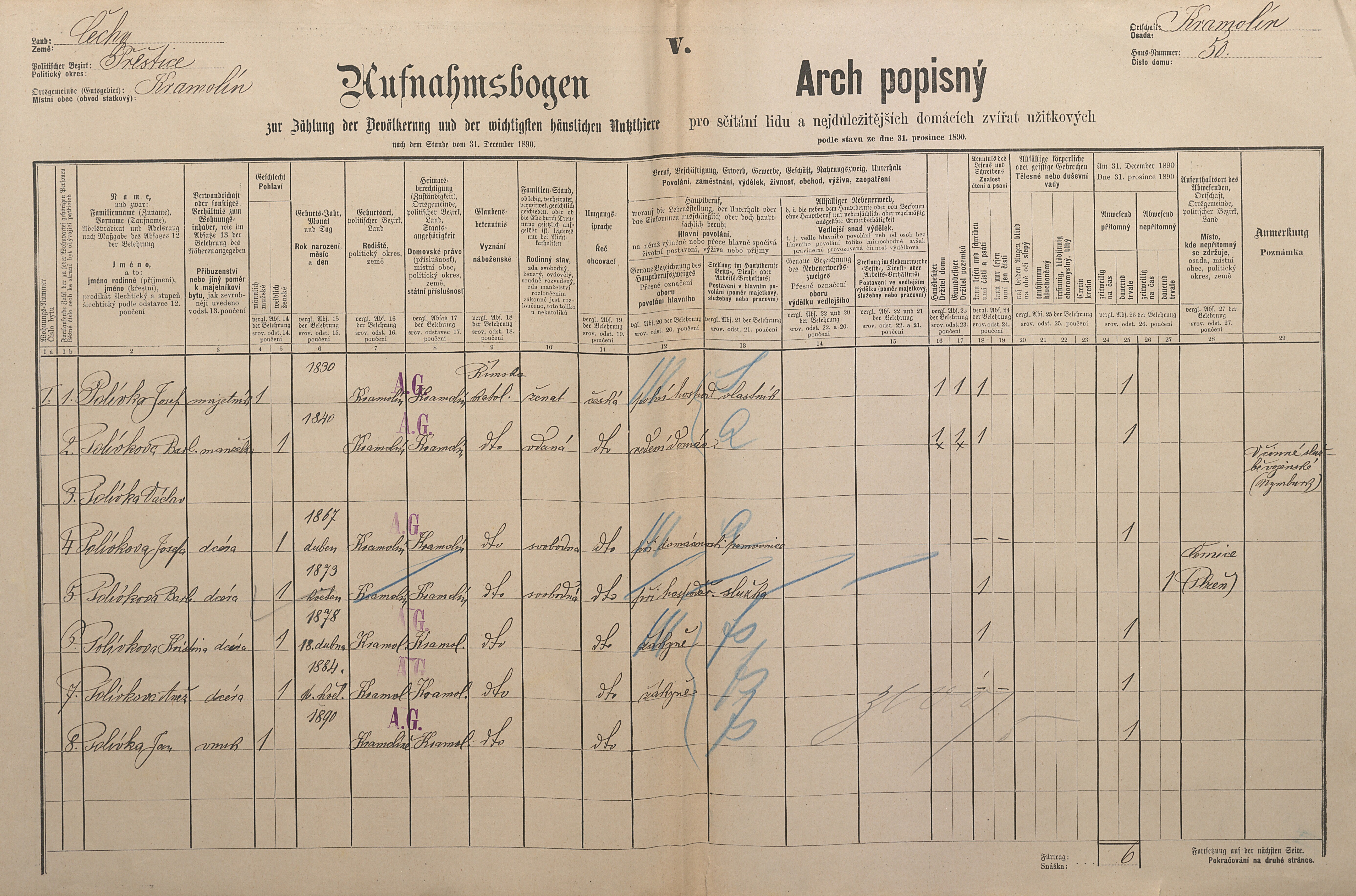 1. soap-pj_00302_census-1890-kramolin-cp050_0010