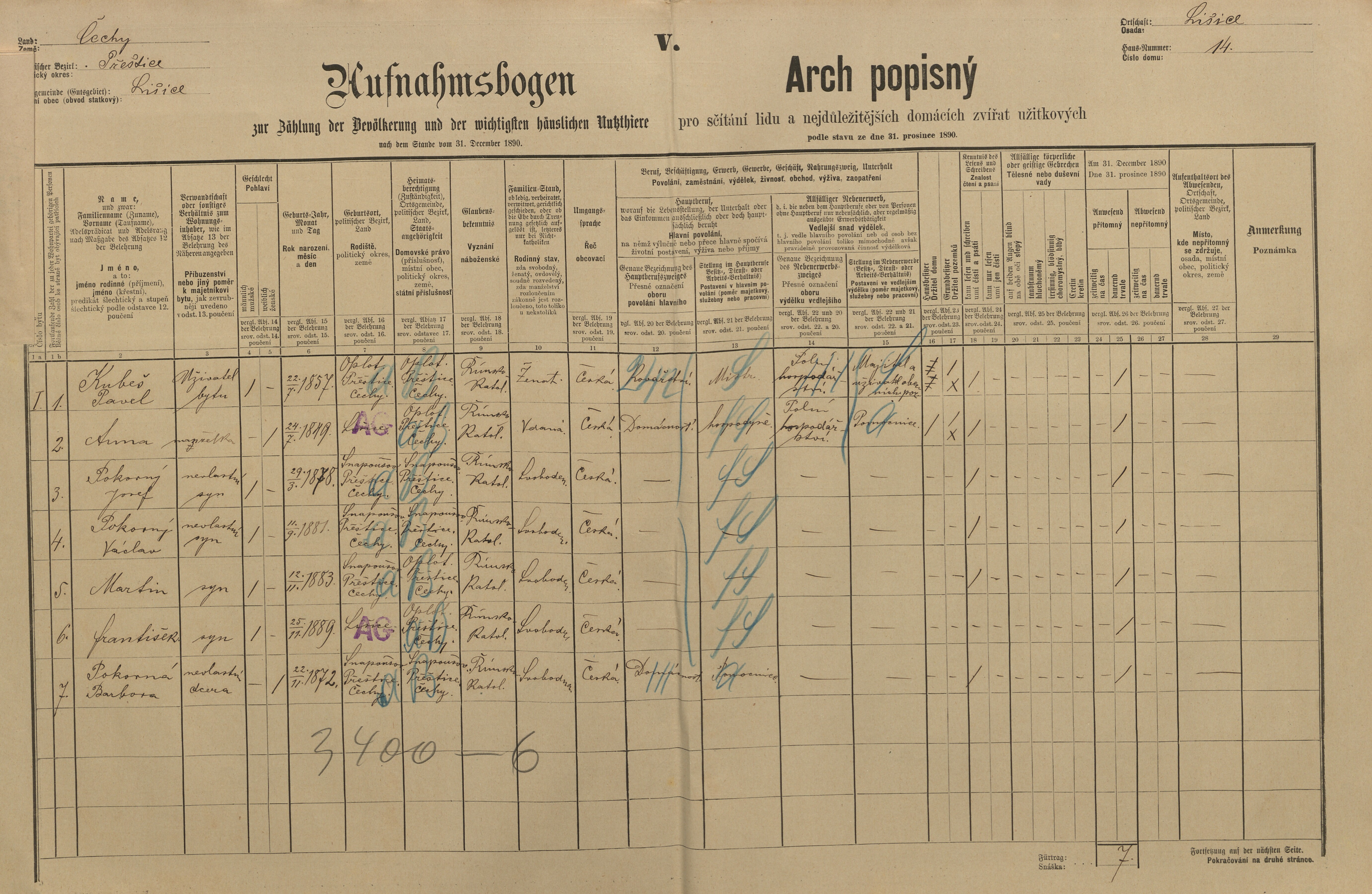 1. soap-pj_00302_census-1890-lisice-cp014_0010