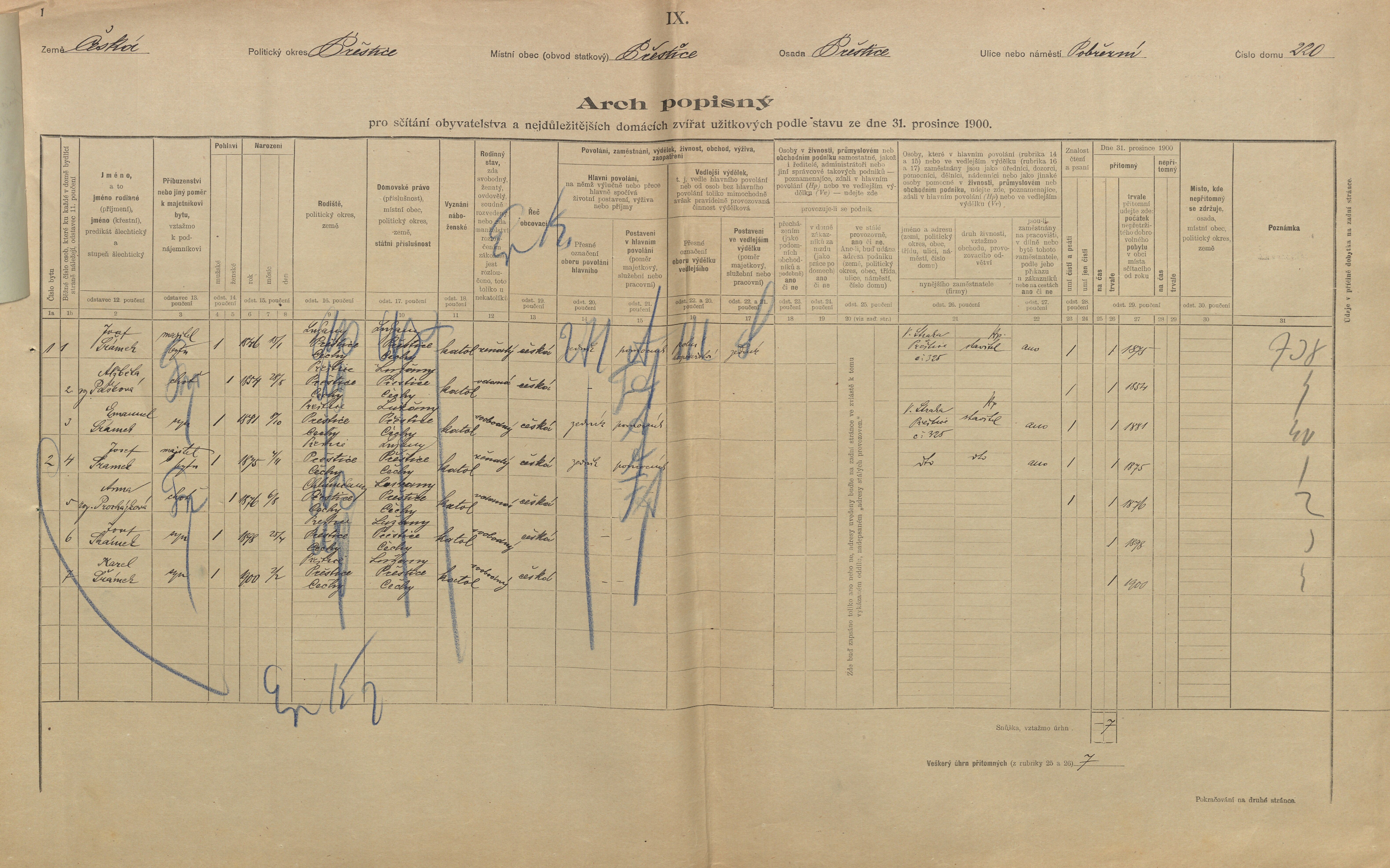 1. soap-pj_00302_census-1900-prestice-cp220_0010