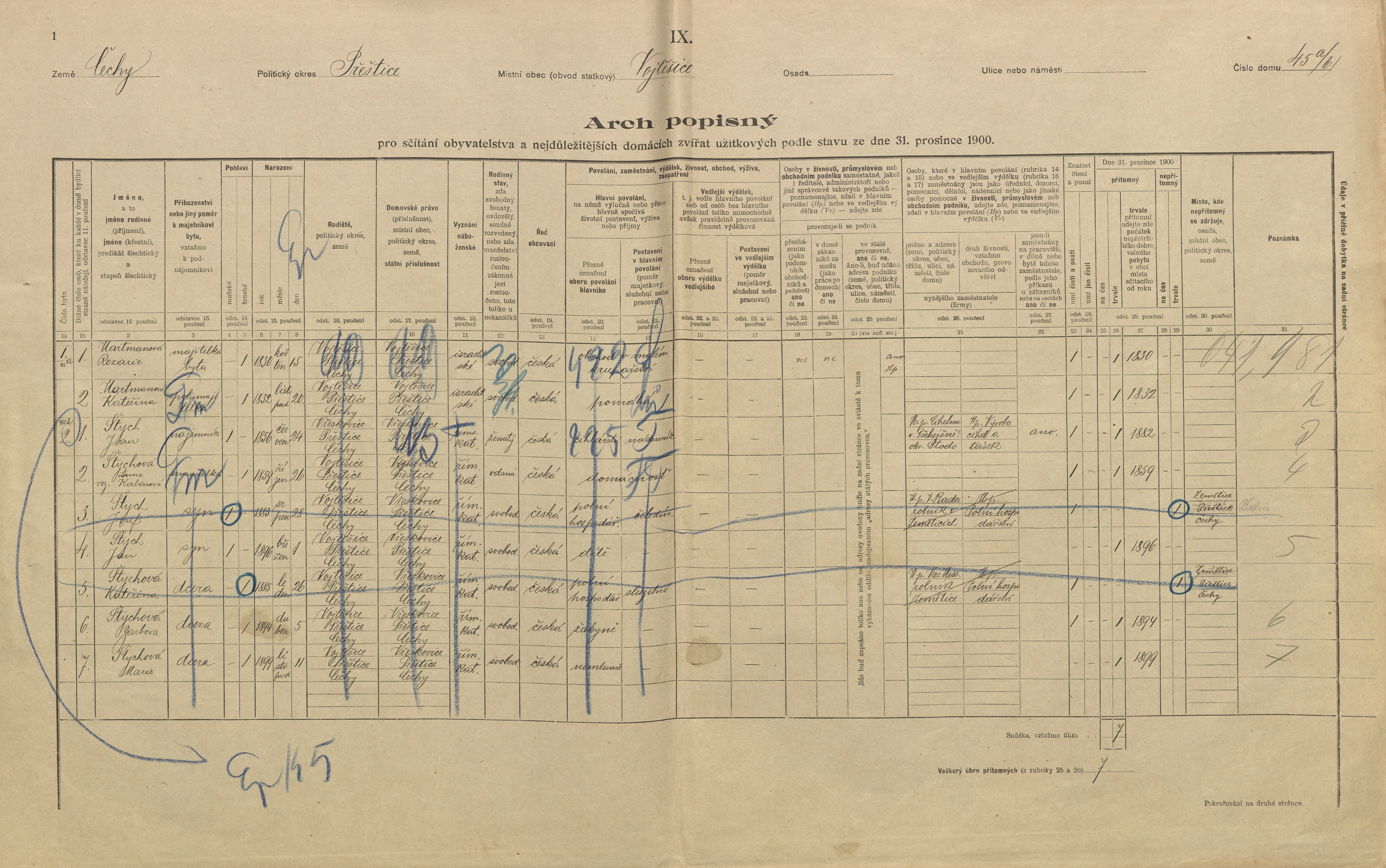 1. soap-pj_00302_census-1900-vojtesice-cp045_0010